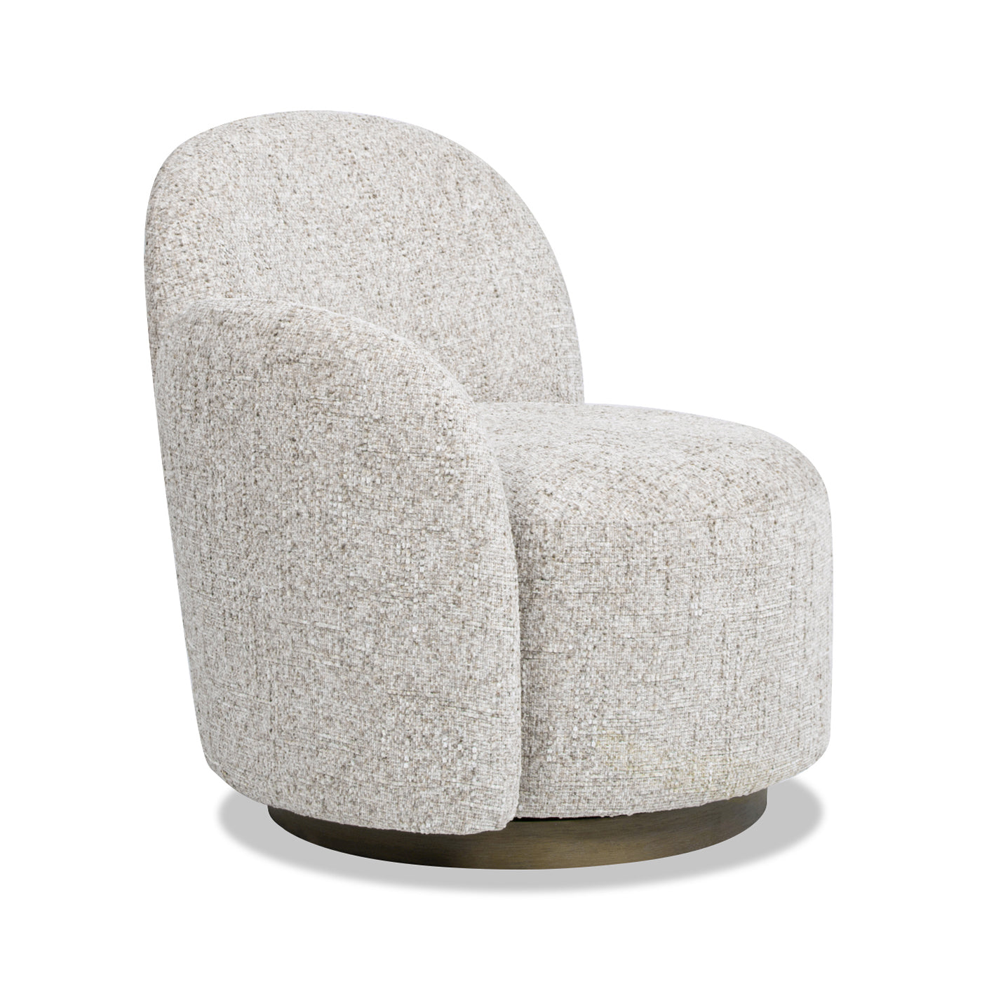 RAF One-Arm Swivel Accent Chair