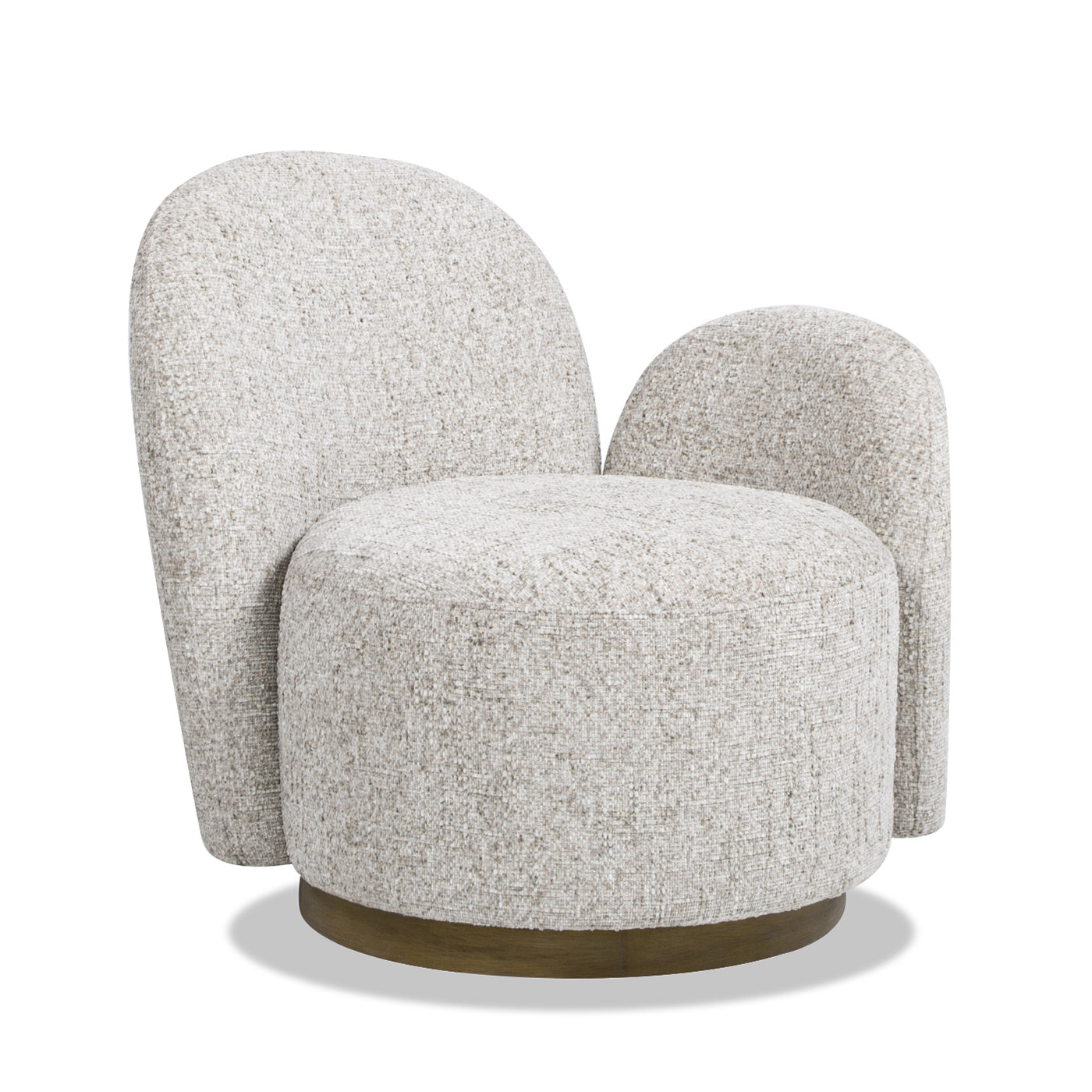 RAF One-Arm Swivel Accent Chair