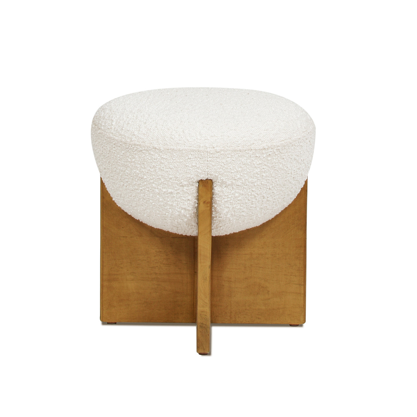Round Upholstered Ottoman