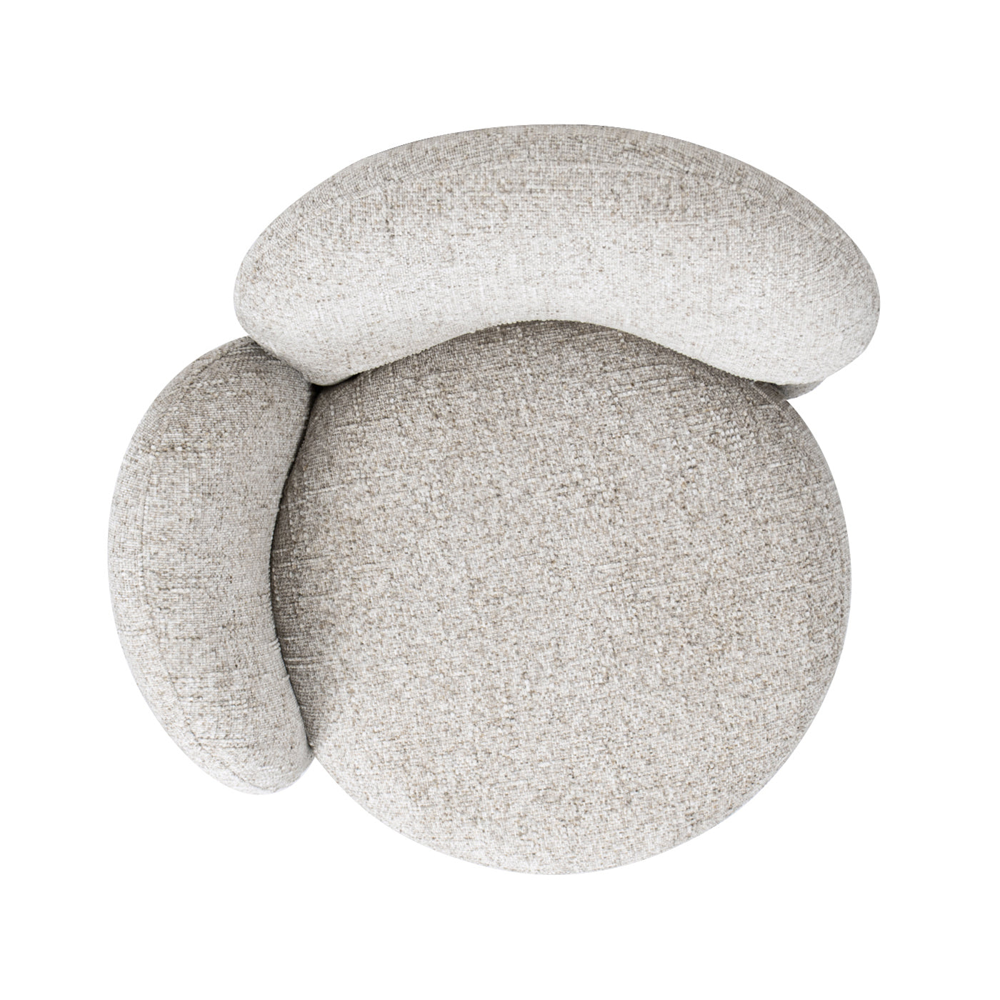 RAF One-Arm Swivel Accent Chair