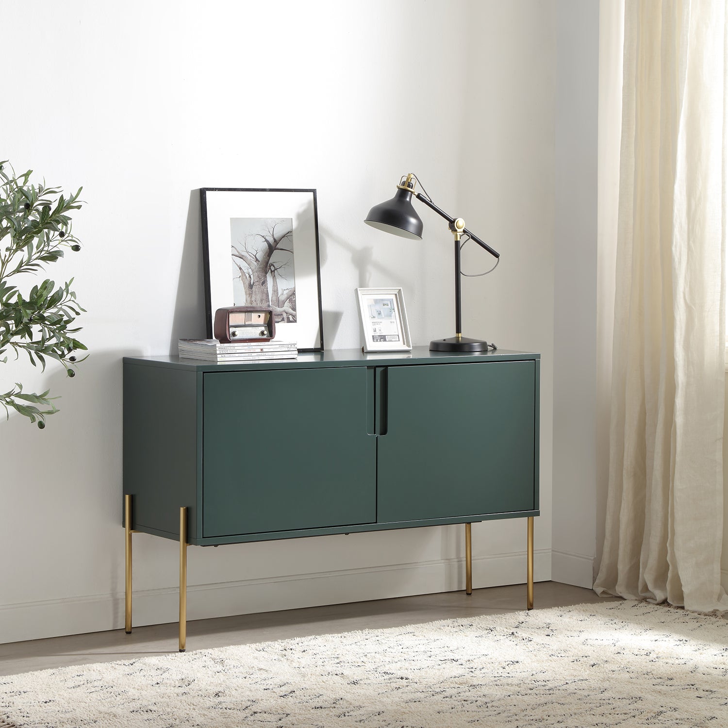 Modern Entertainment TV Stand Storage Cabinet