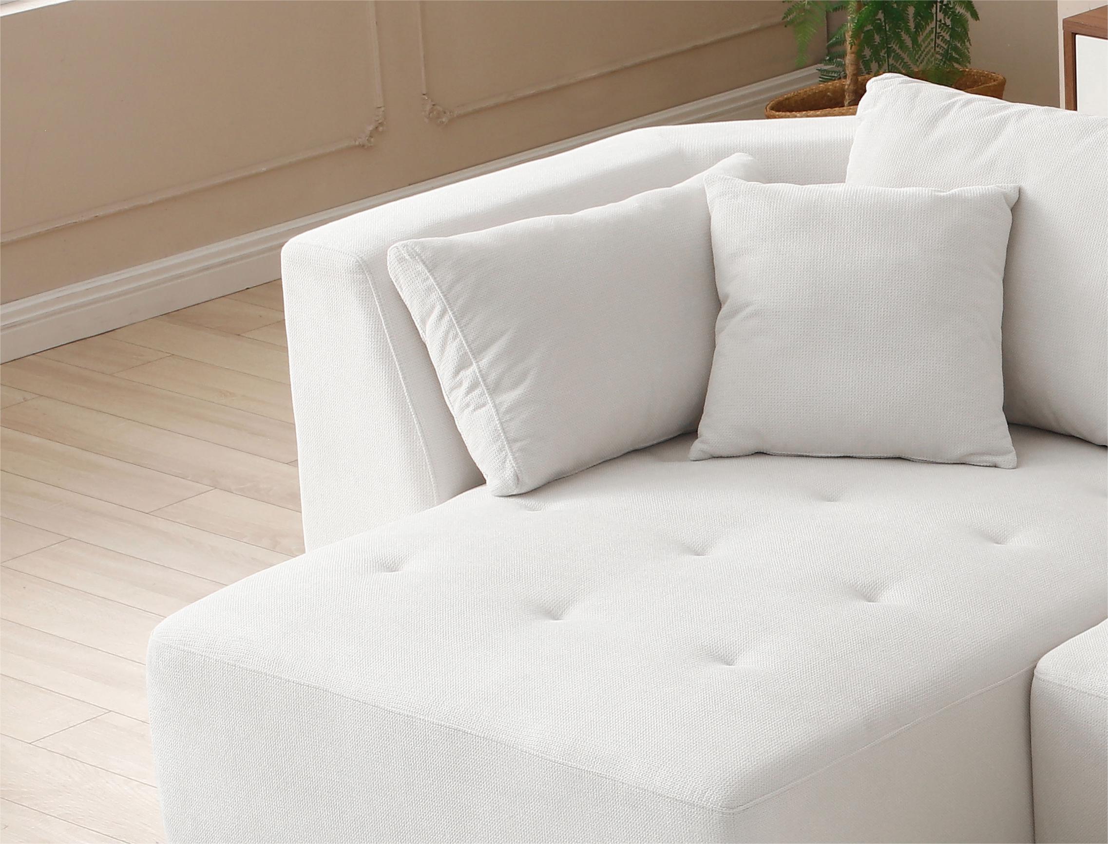 L-shape Sectional Sofa, Beige