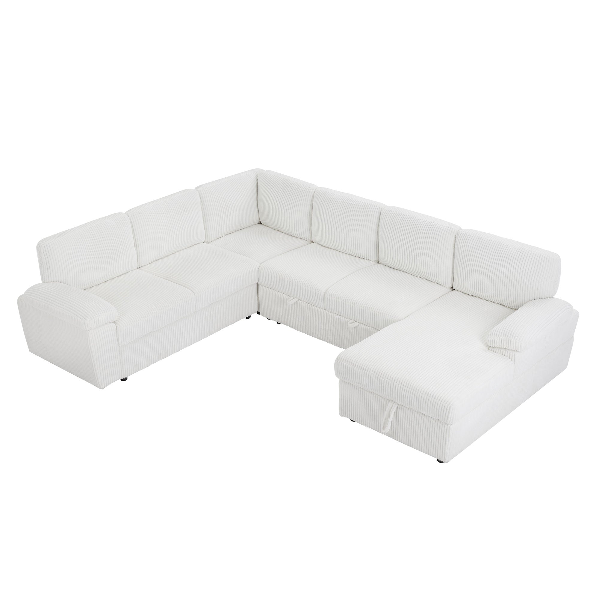 Oversized Modular Storage Sectional Sofa Couch for Living Room