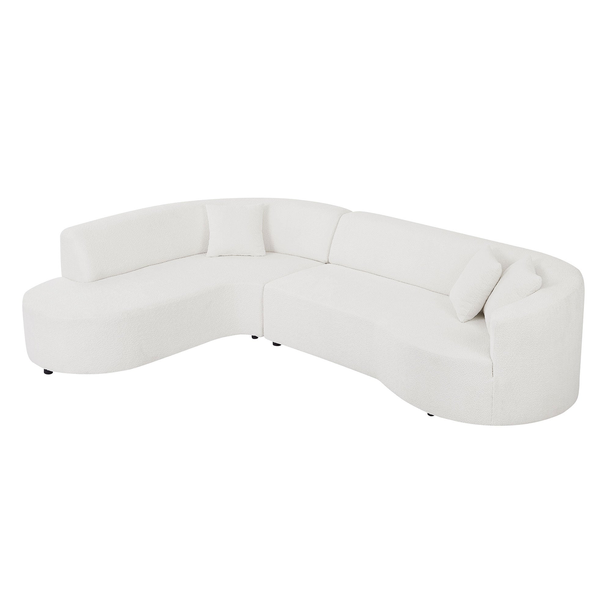 Convertible Modular Sectional Sofa L-Shaped Corner Comfy Upholstered Couch Living Room Furniture Sets