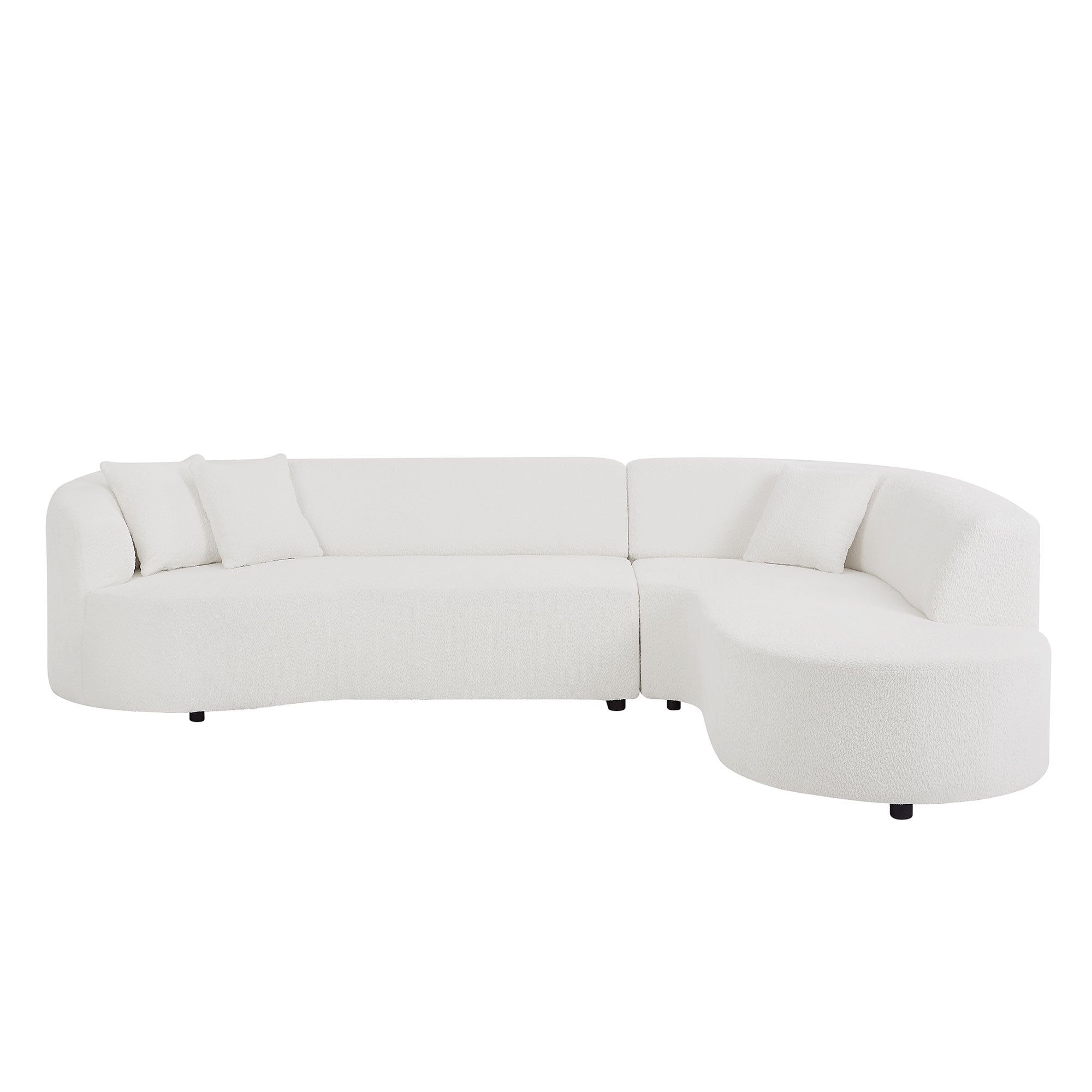 Convertible Modular Sectional Sofa L-Shaped Corner Comfy Upholstered Couch Living Room Furniture Sets