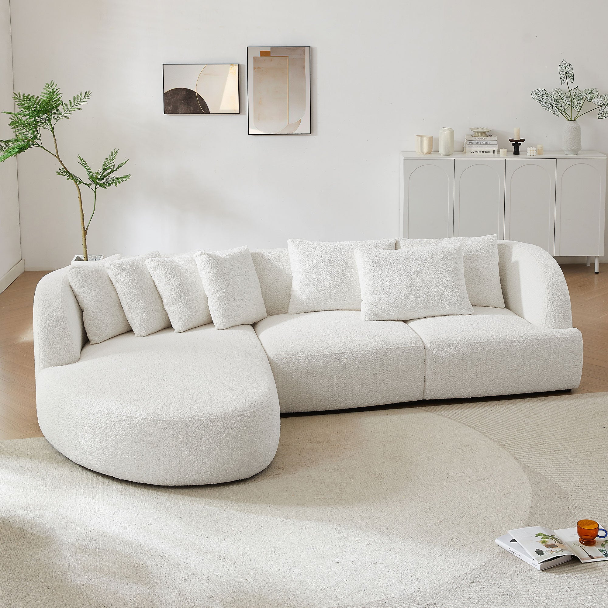 Convertible Corner Sofa with armrest and sectional Sofa