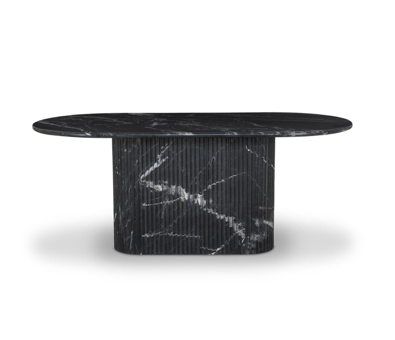 Oranda Dining Table Black Marble