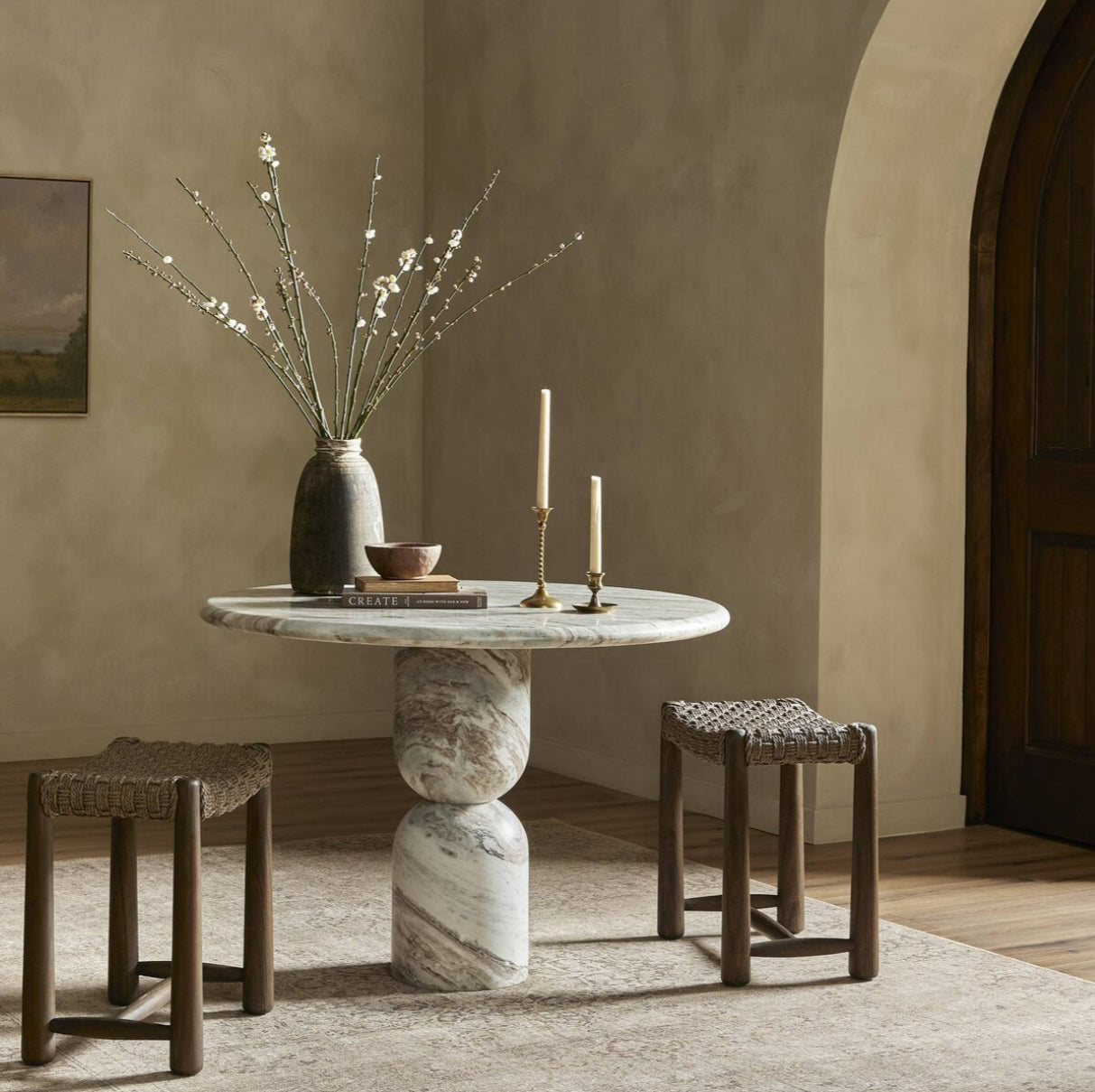 Figueroa Dining Table Sawar Marble