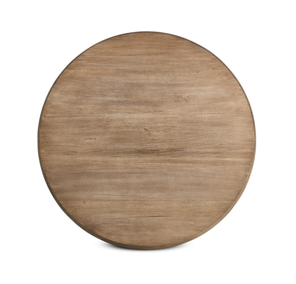 Xiomara Round Dining Table Aged Drifted Oak