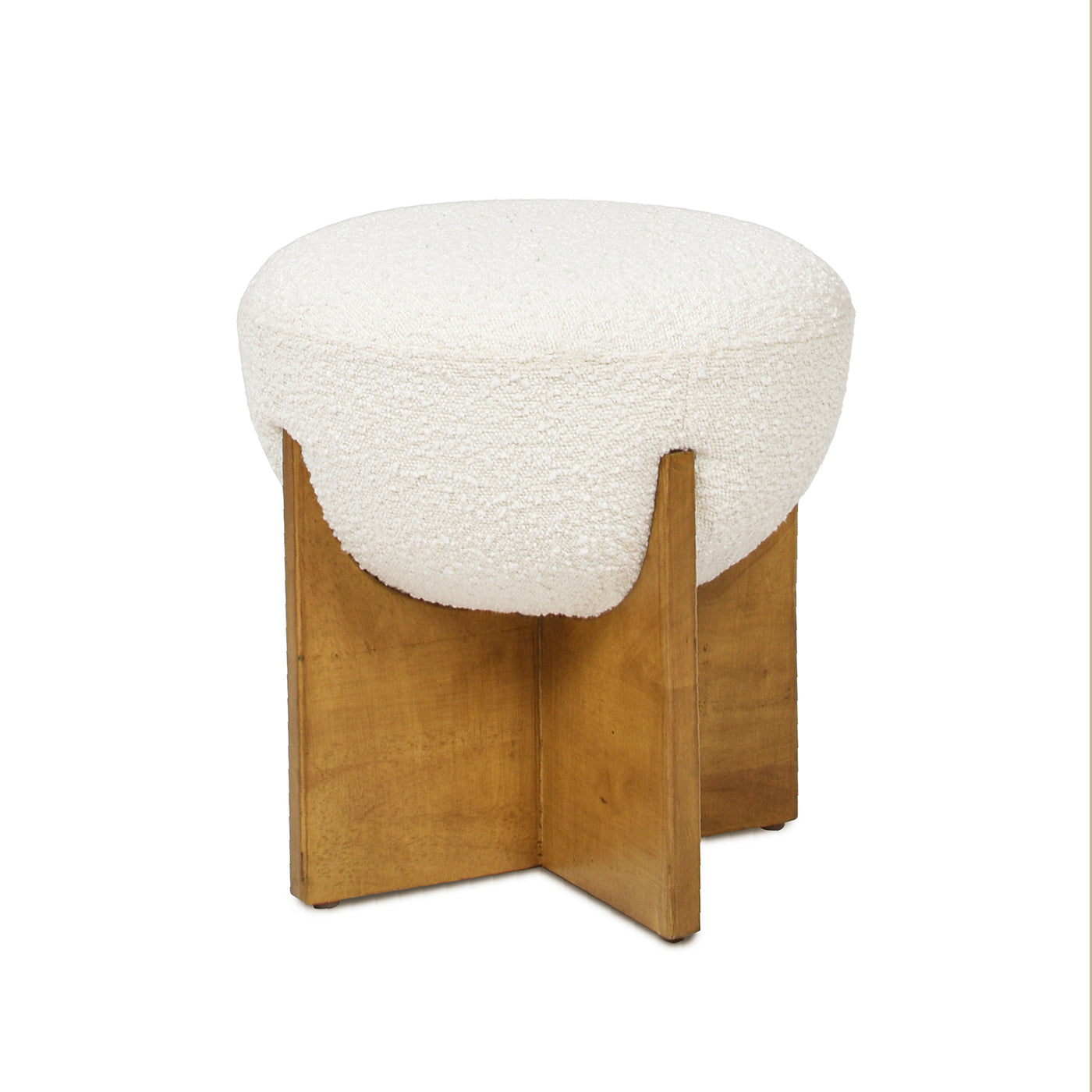 Round Upholstered Ottoman