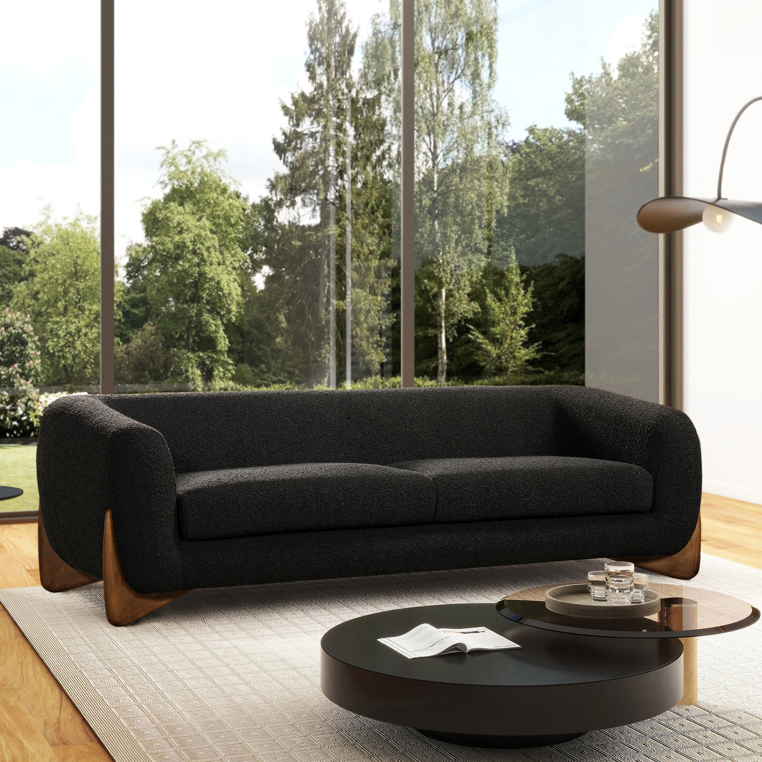 90.5" Sherpa Sofa,44" Sherpa Arm Chair