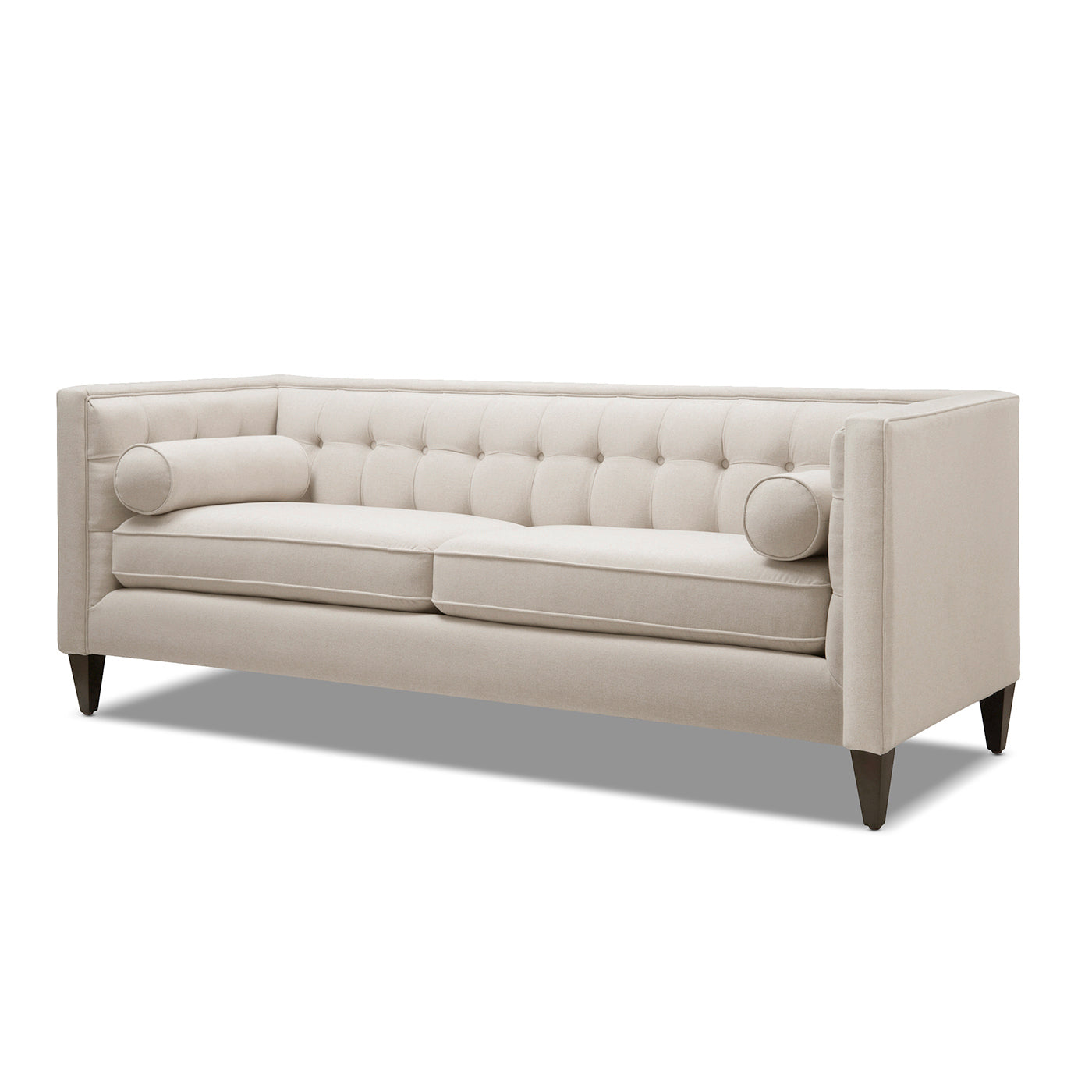 84" Modern Tuxedo Tufted Sofa