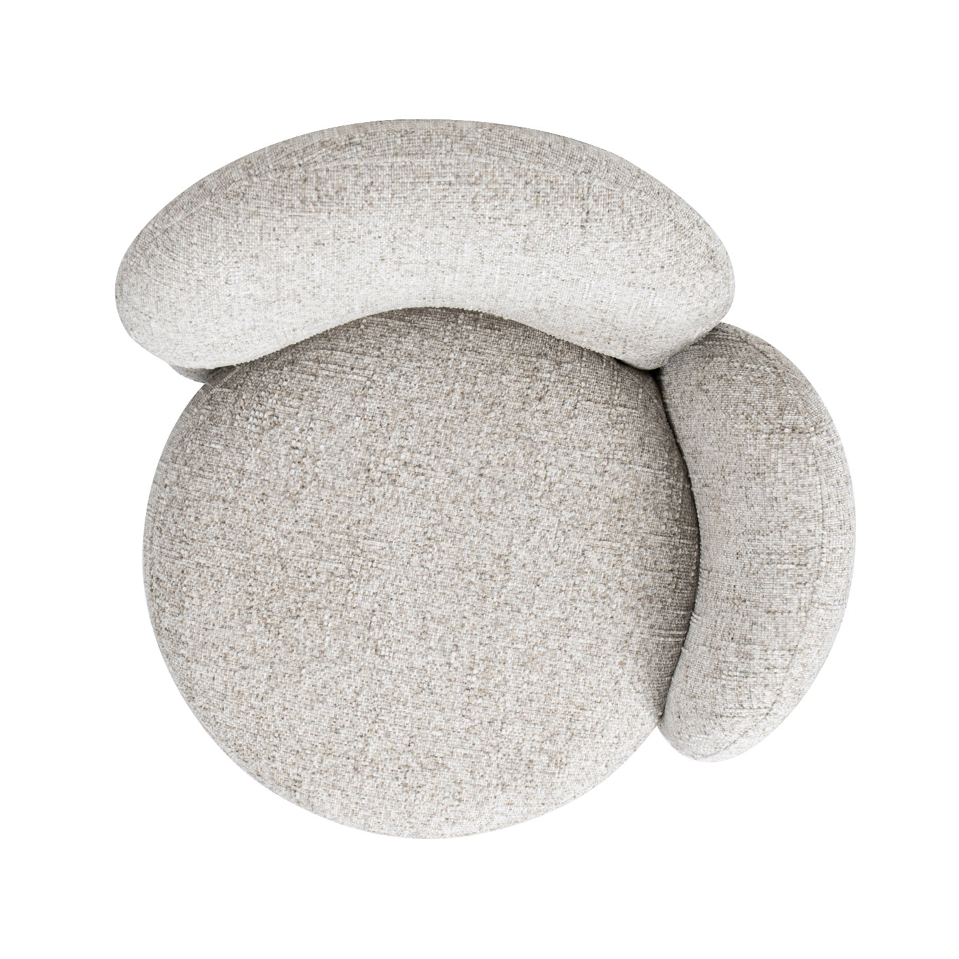 RAF One-Arm Swivel Accent Chair