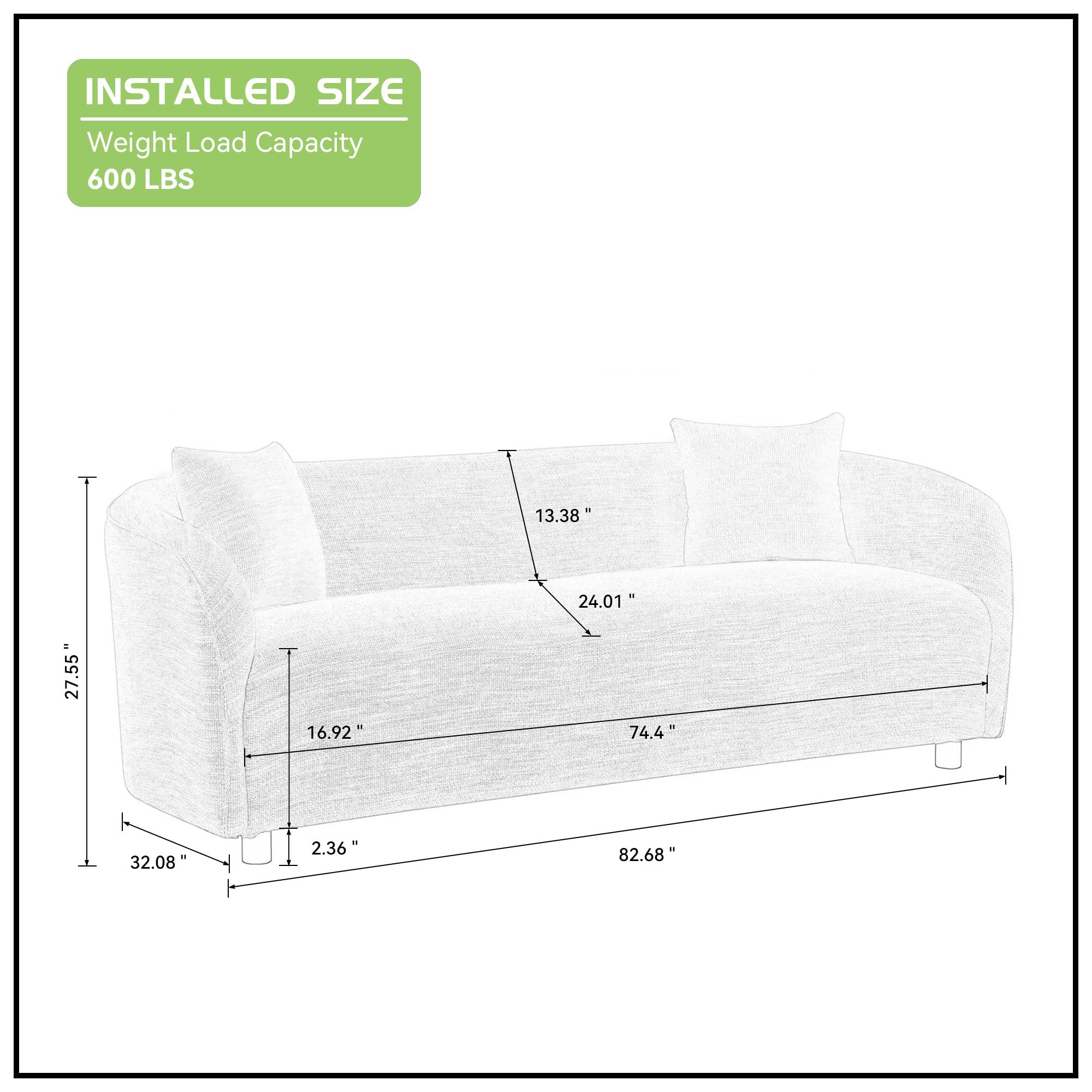 Modern Curve Sofa