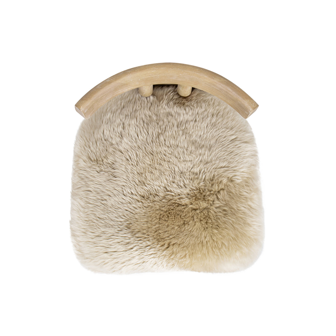 Sheepskin Fur Split Back Dining Chair