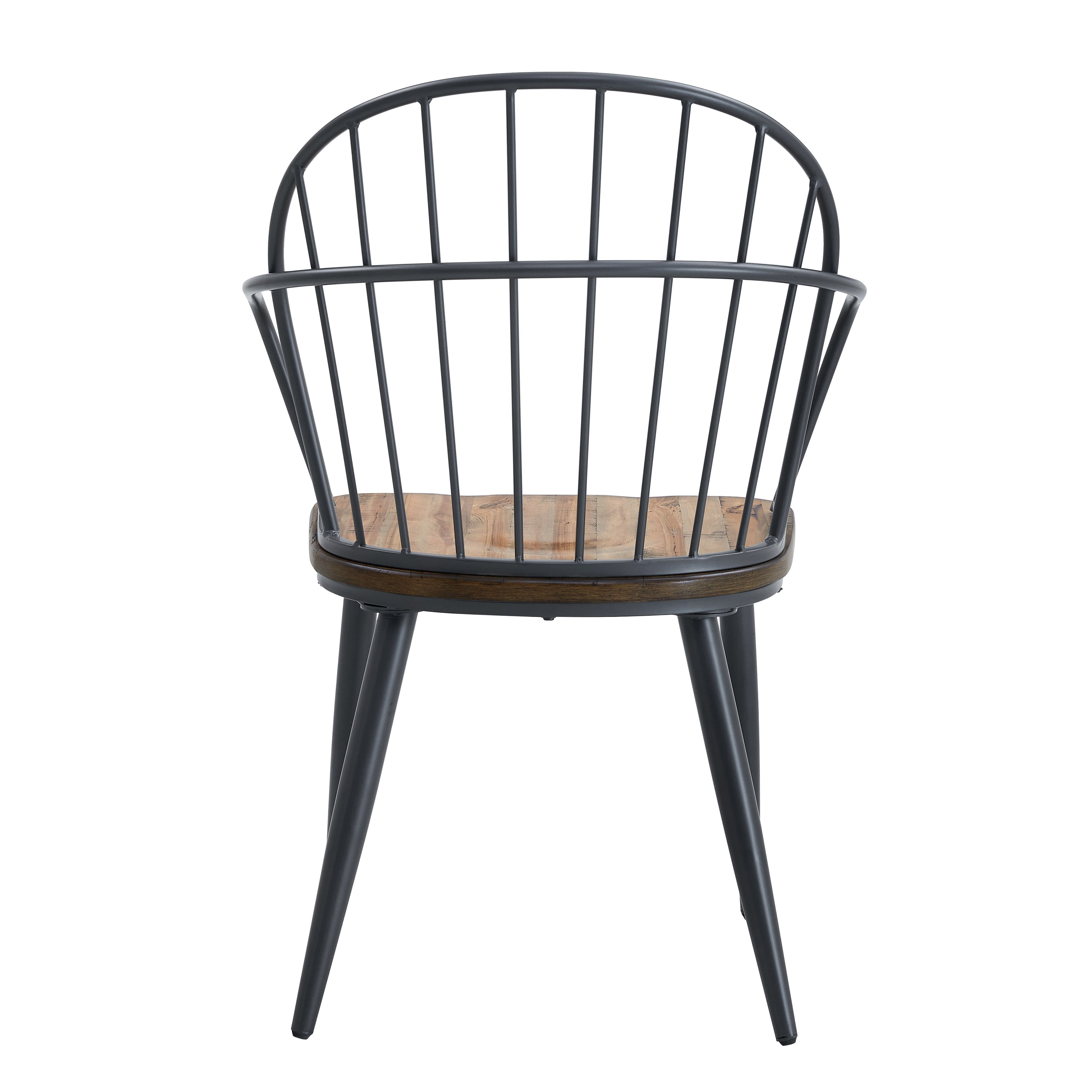 Indoor Dining Chair With Metal Legs (Set of 2)