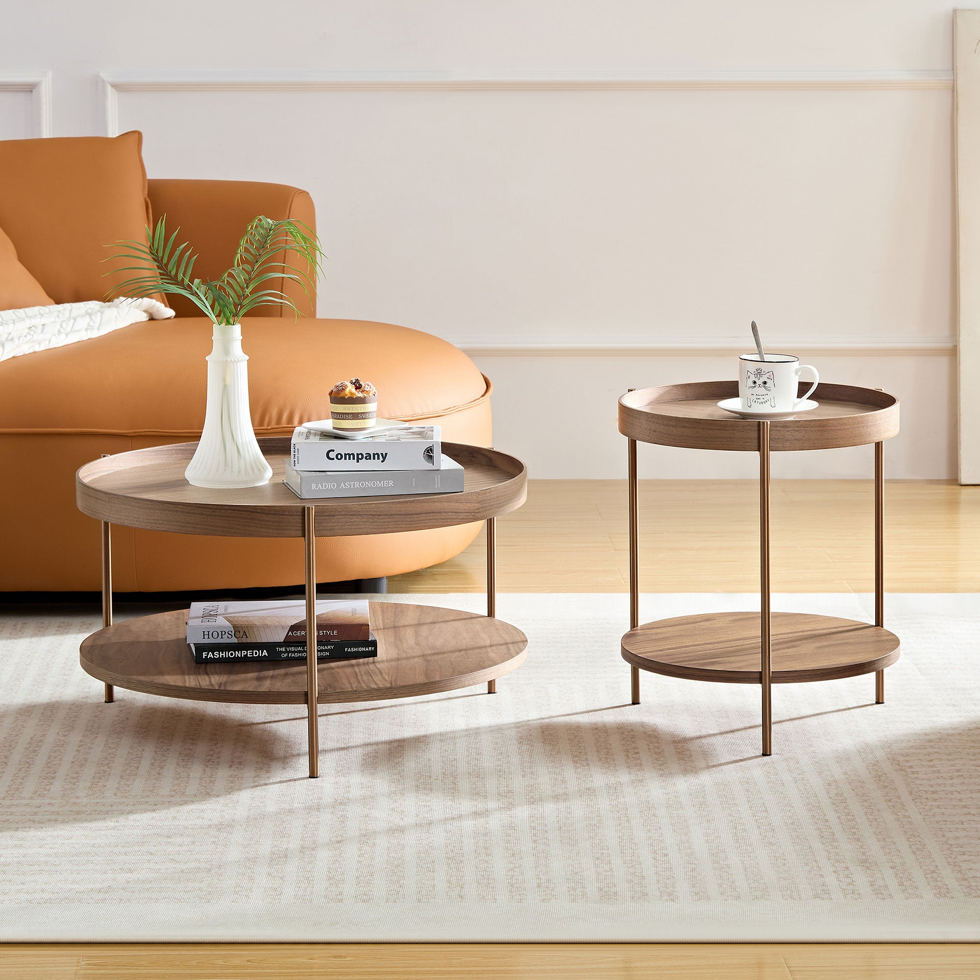 Nesting Coffee Tables for Living, Bedroom & More: 2 - Tier, 2 - Piece, Easy Setup