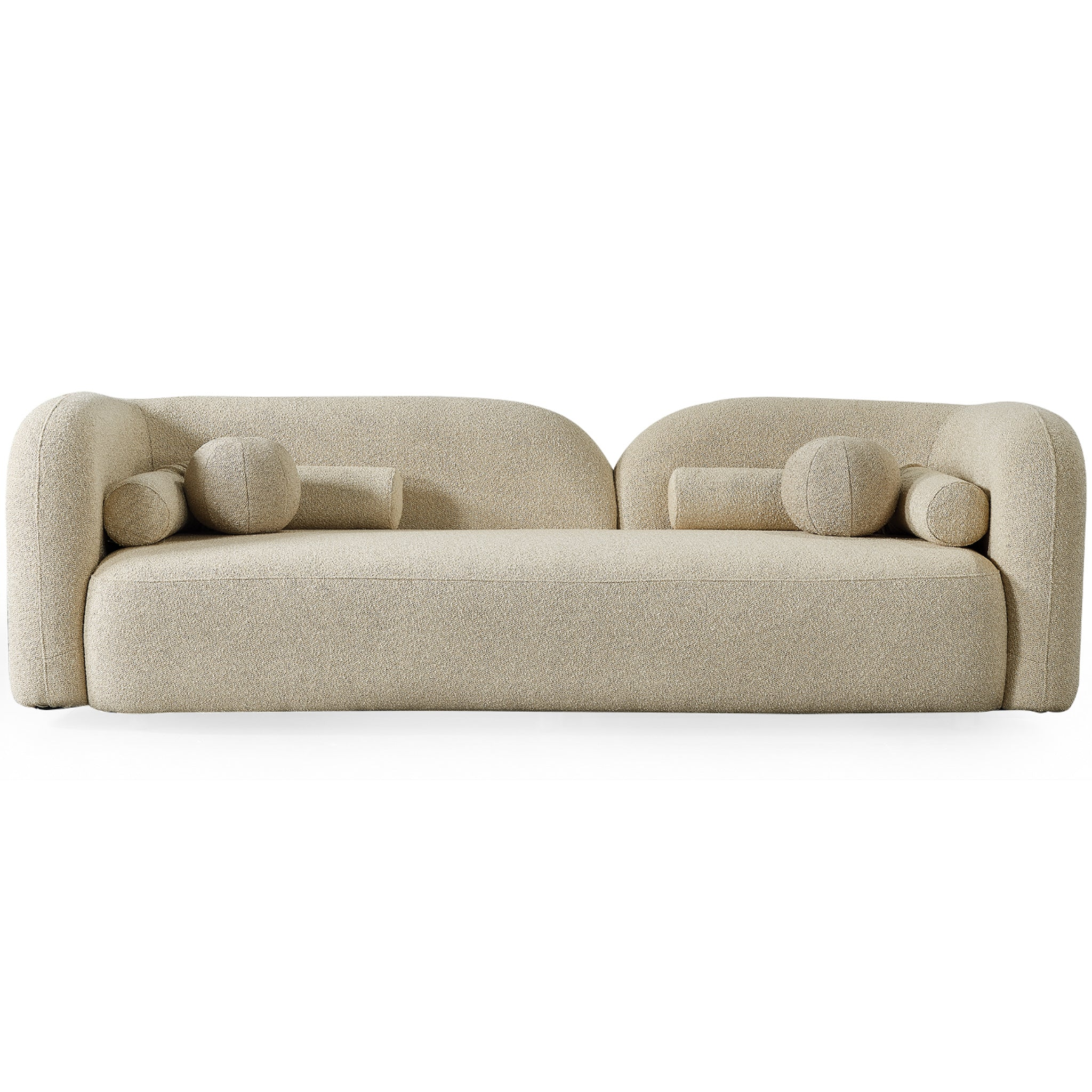 Japandi Style Boucle Sofa