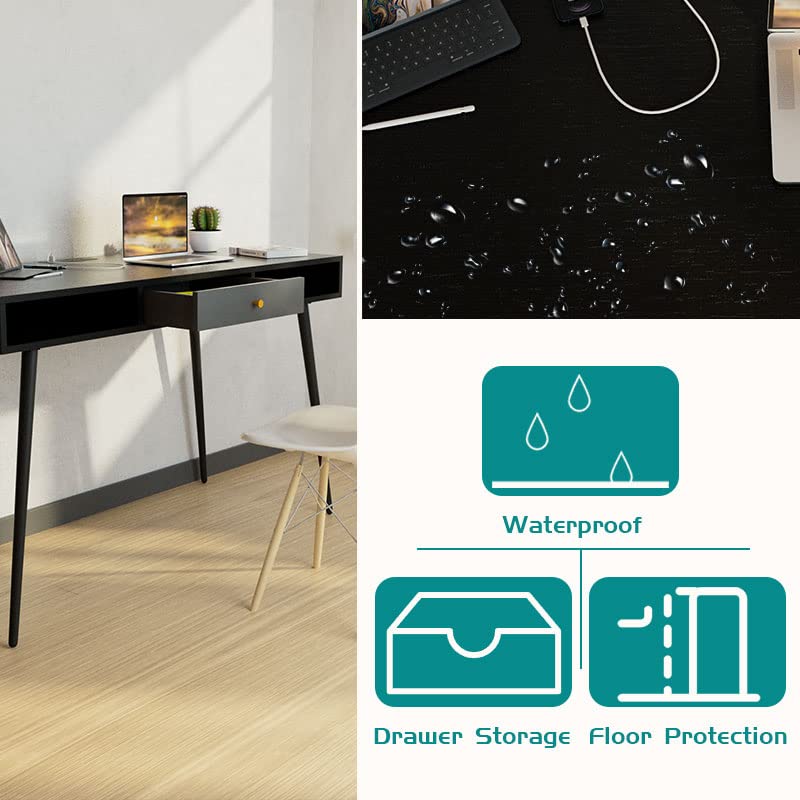 Computer Desk, Modern Simple 47 inch Home Office Desk