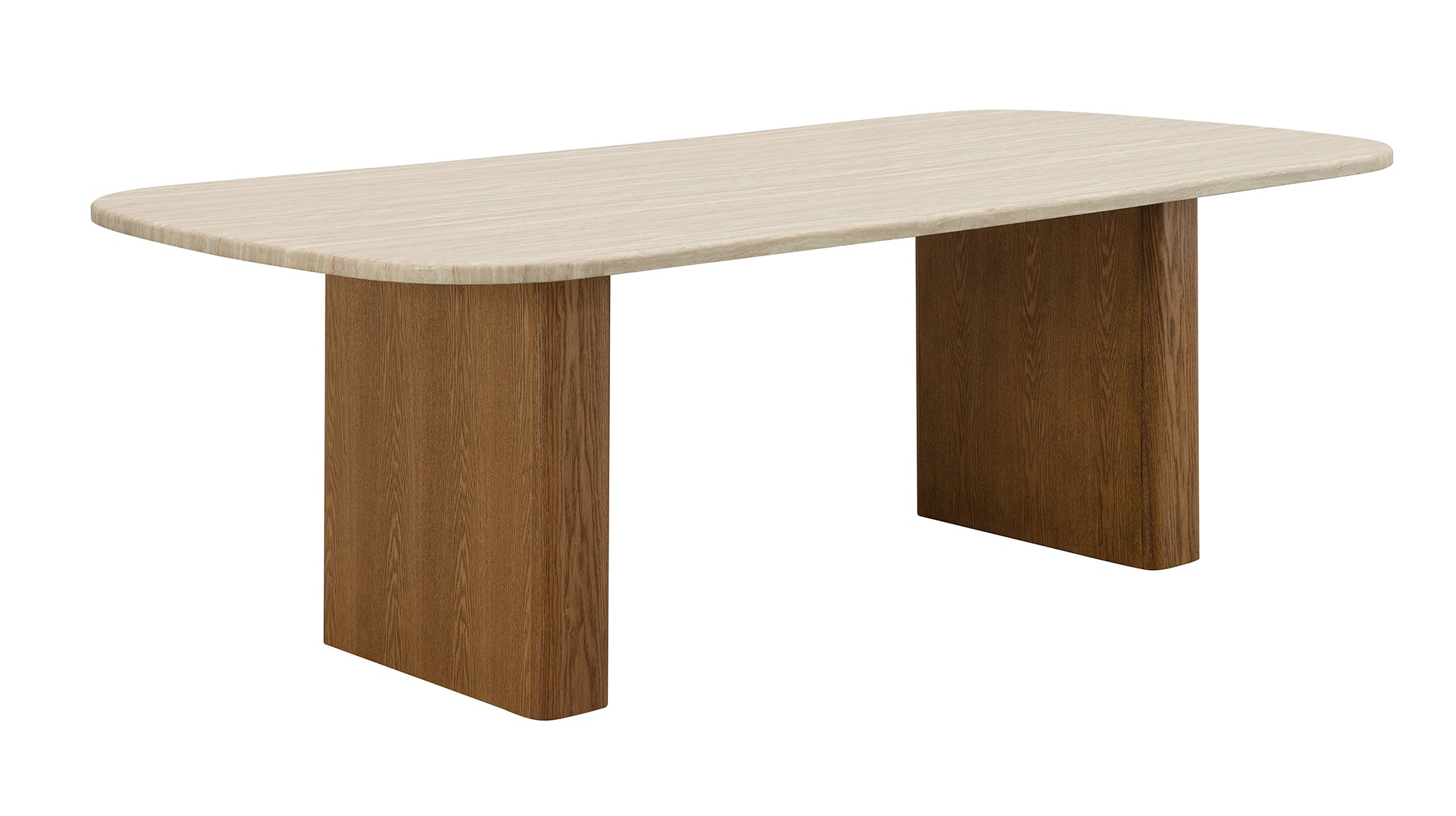 Brown & Natural Dining Table
