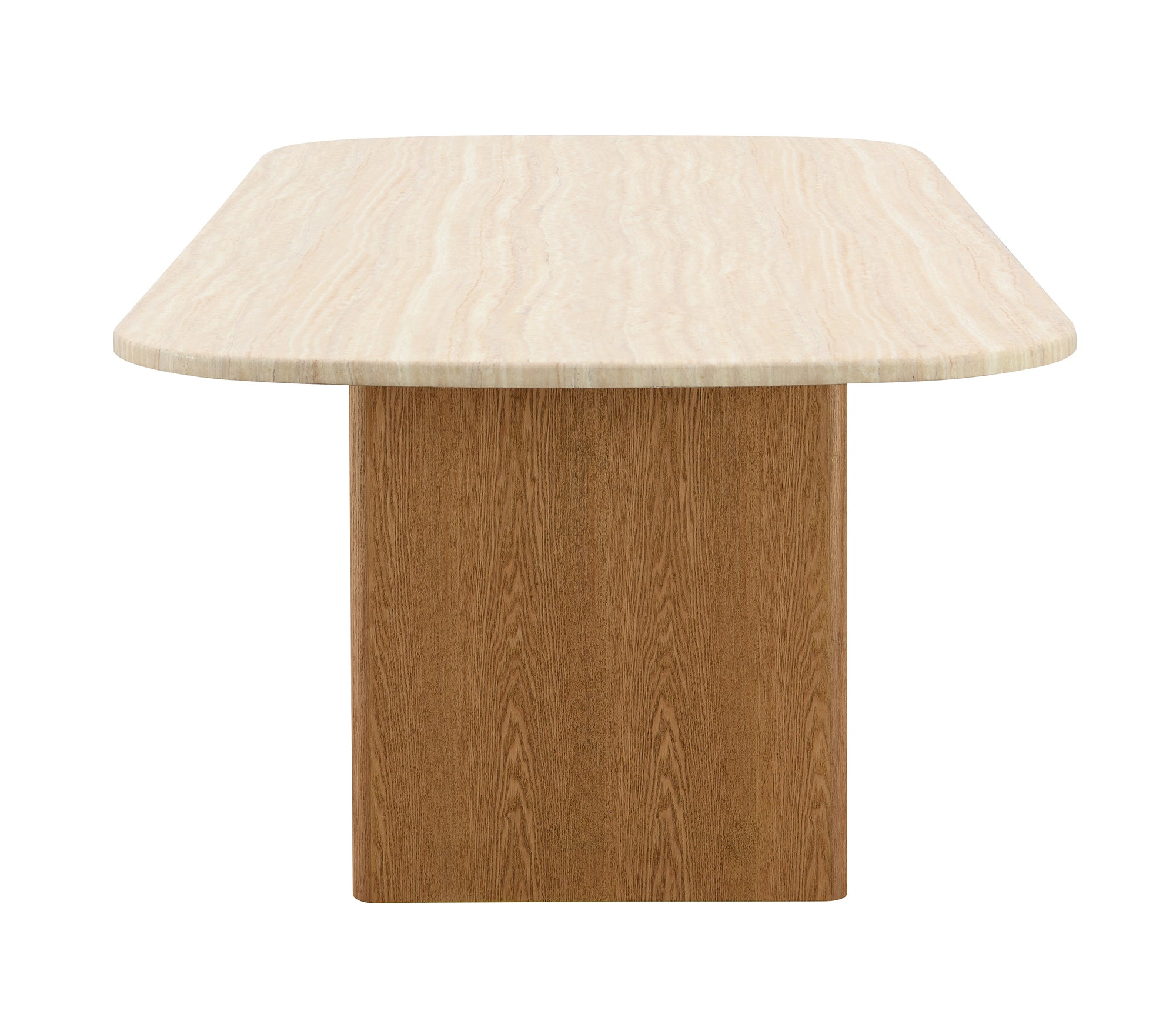 Brown & Natural Dining Table