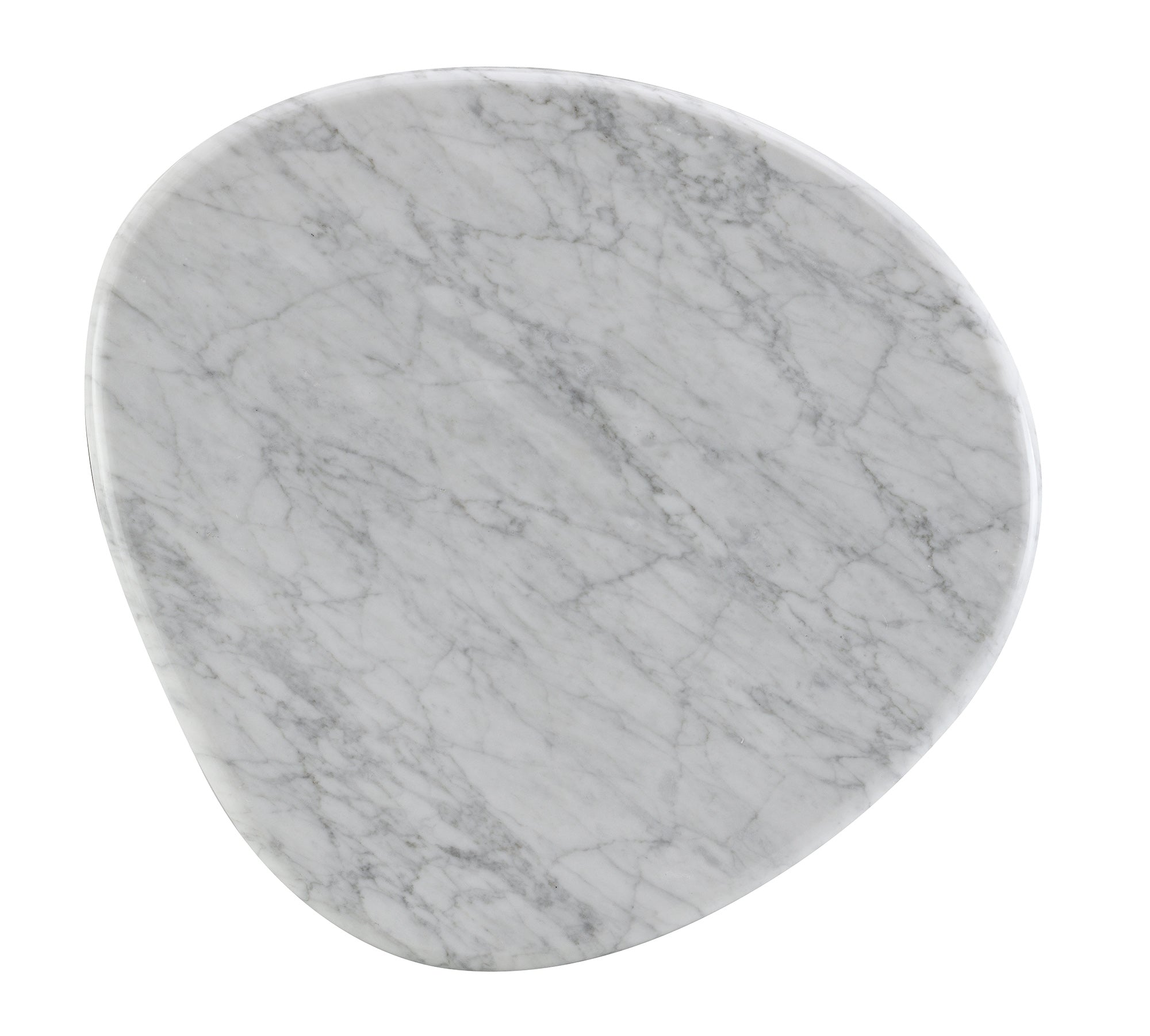 Haidar Natural Marble & Brown Coffee Table/End Table