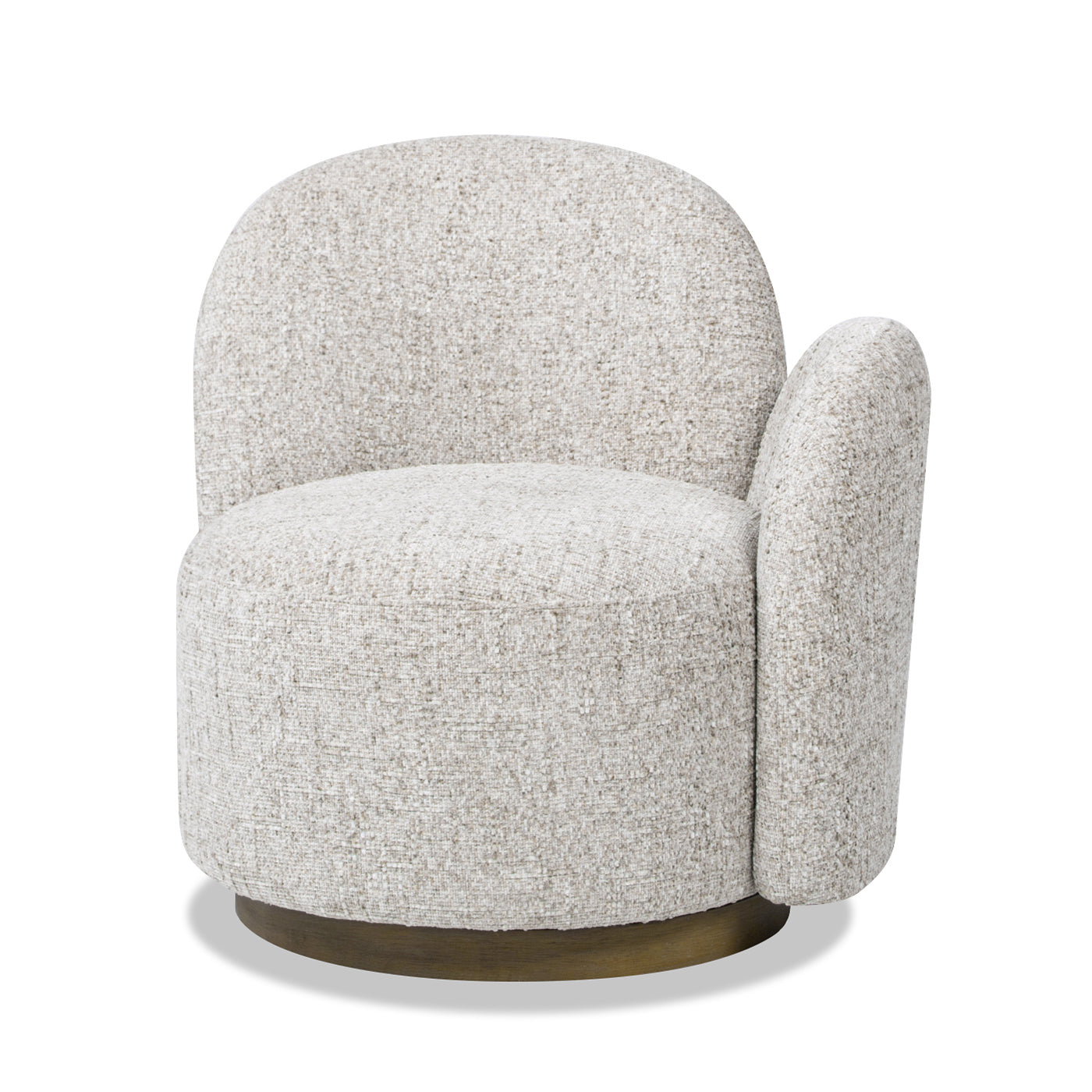 RAF One-Arm Swivel Accent Chair