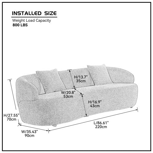 Curved Sofa