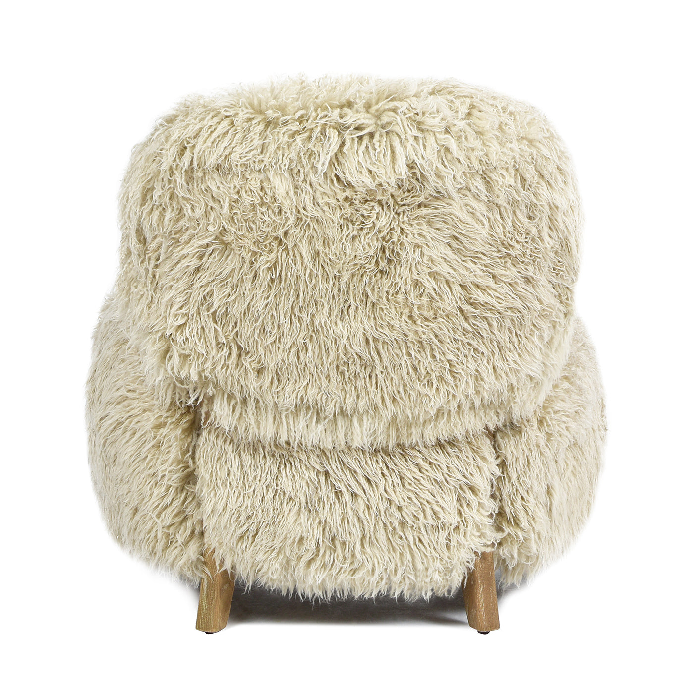 Genuine Sheepskin Fur Split Back Natural Blonde Collection – Dining Chair, Bar Stool, Accent Arm Chair, Loveseat & Ottoman