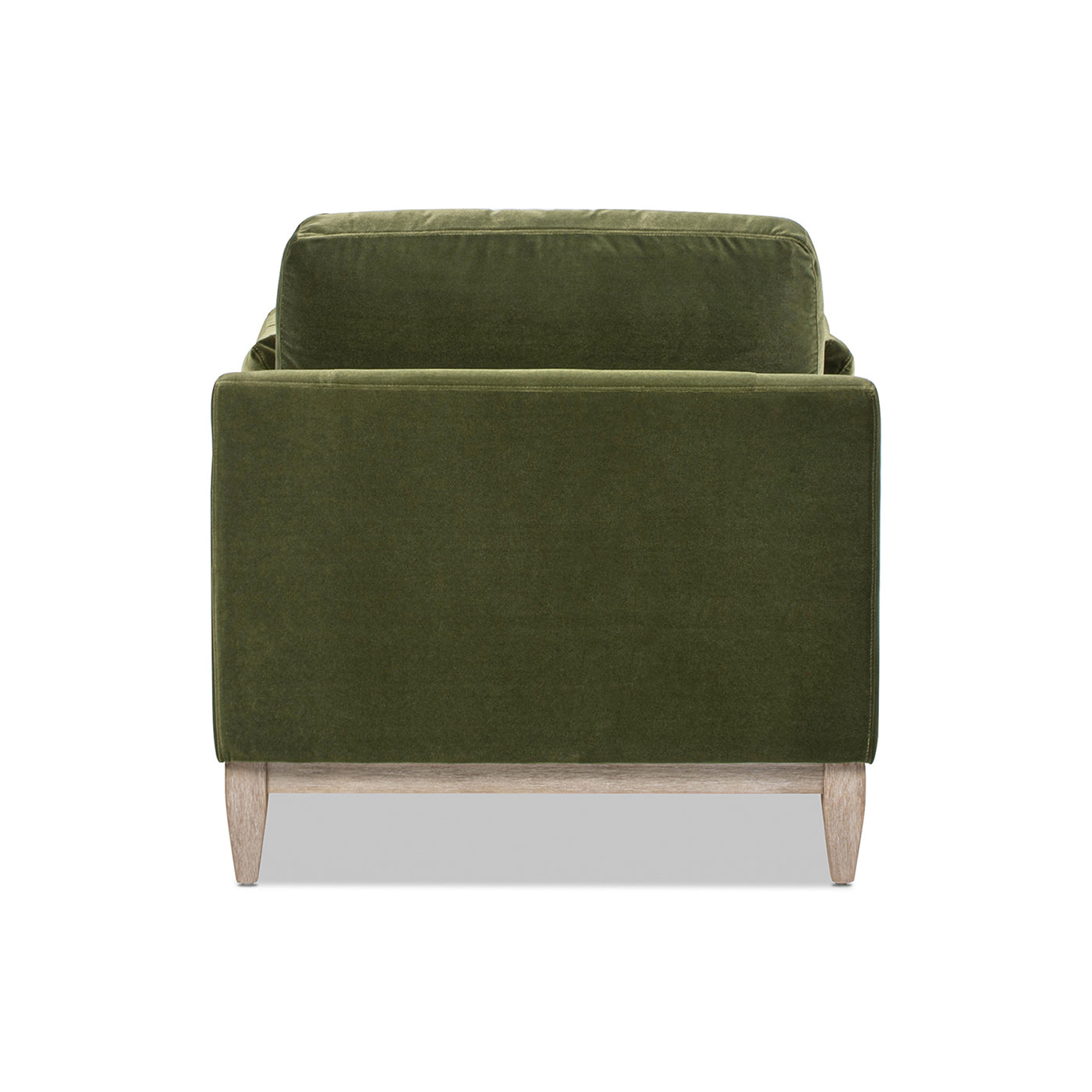 Olive Green Performance Velvet Sofa Chaise Lounge Chair and Accent Arm Chair