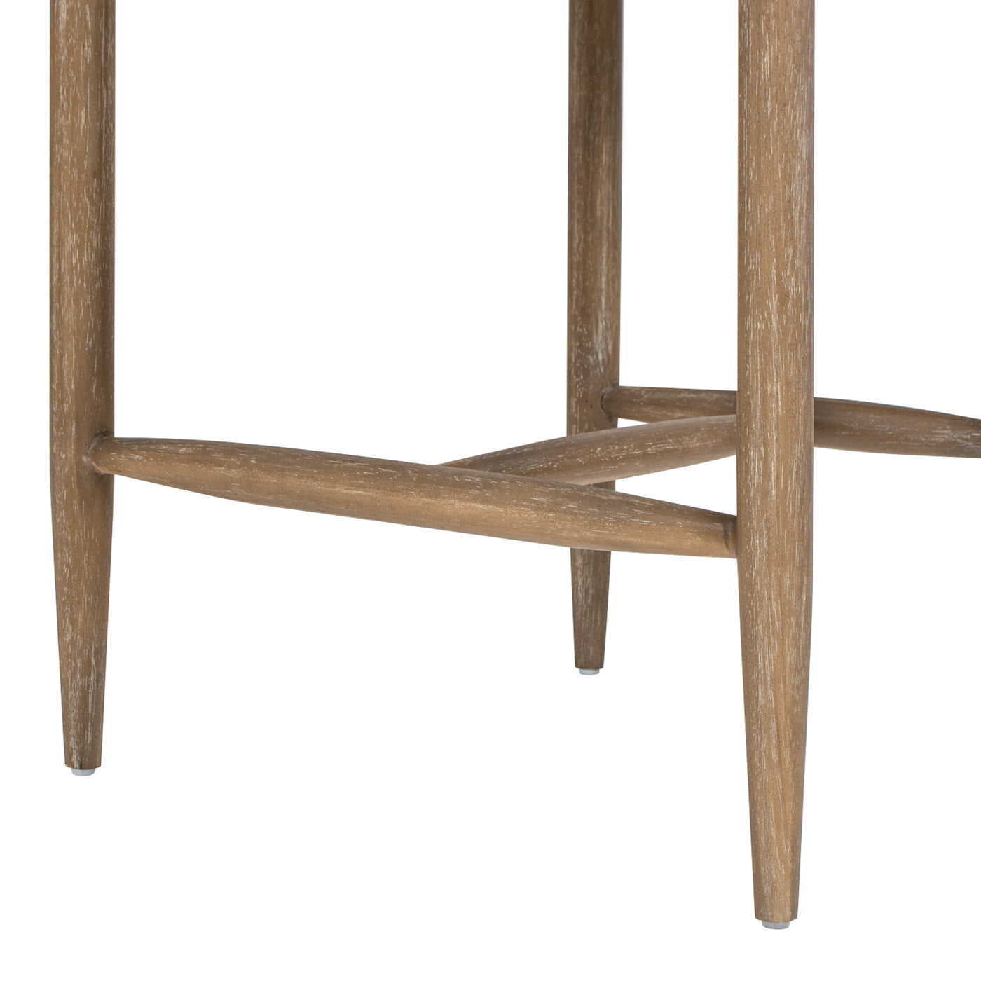 Upholstered Dining Arm Chair, Warm White Chenille/Counter Stool