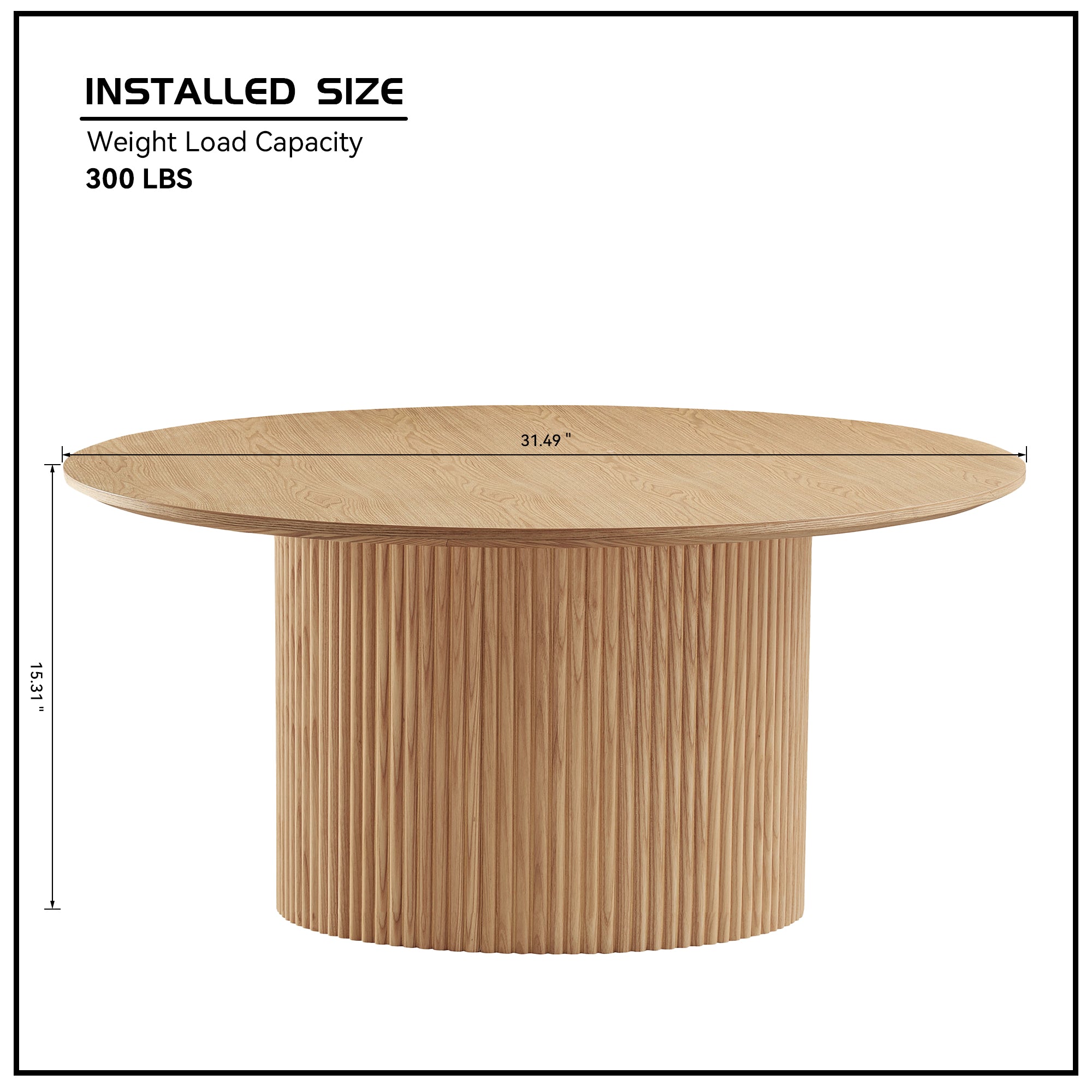 Mid-Century Modern Round Table