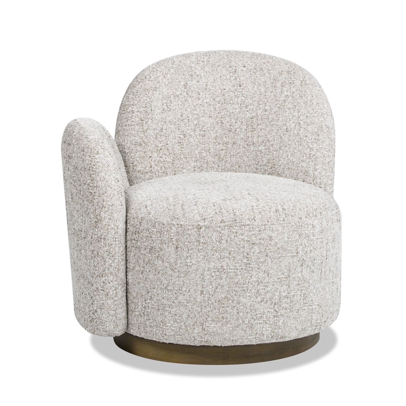 RAF One-Arm Swivel Accent Chair
