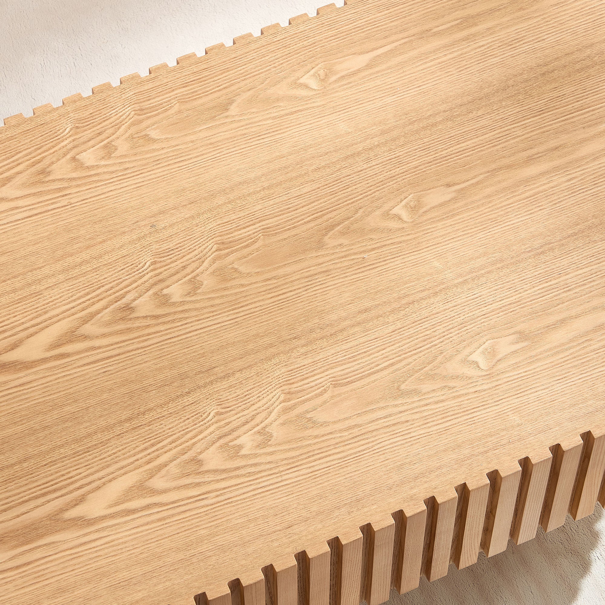 Small Wooden Oval Coffee Table: 43.70 Inches, Hand - crafted, Sturdy Pedestal 3 Color