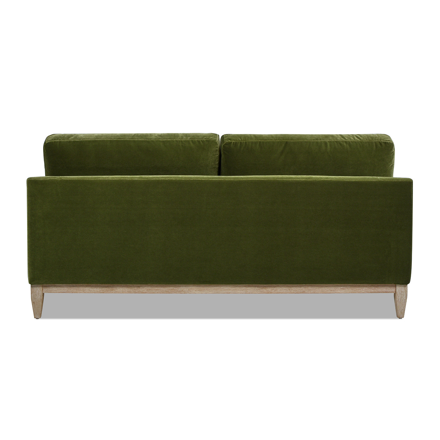 Olive Green Performance Velvet Sofa Chaise Lounge Chair and Accent Arm Chair