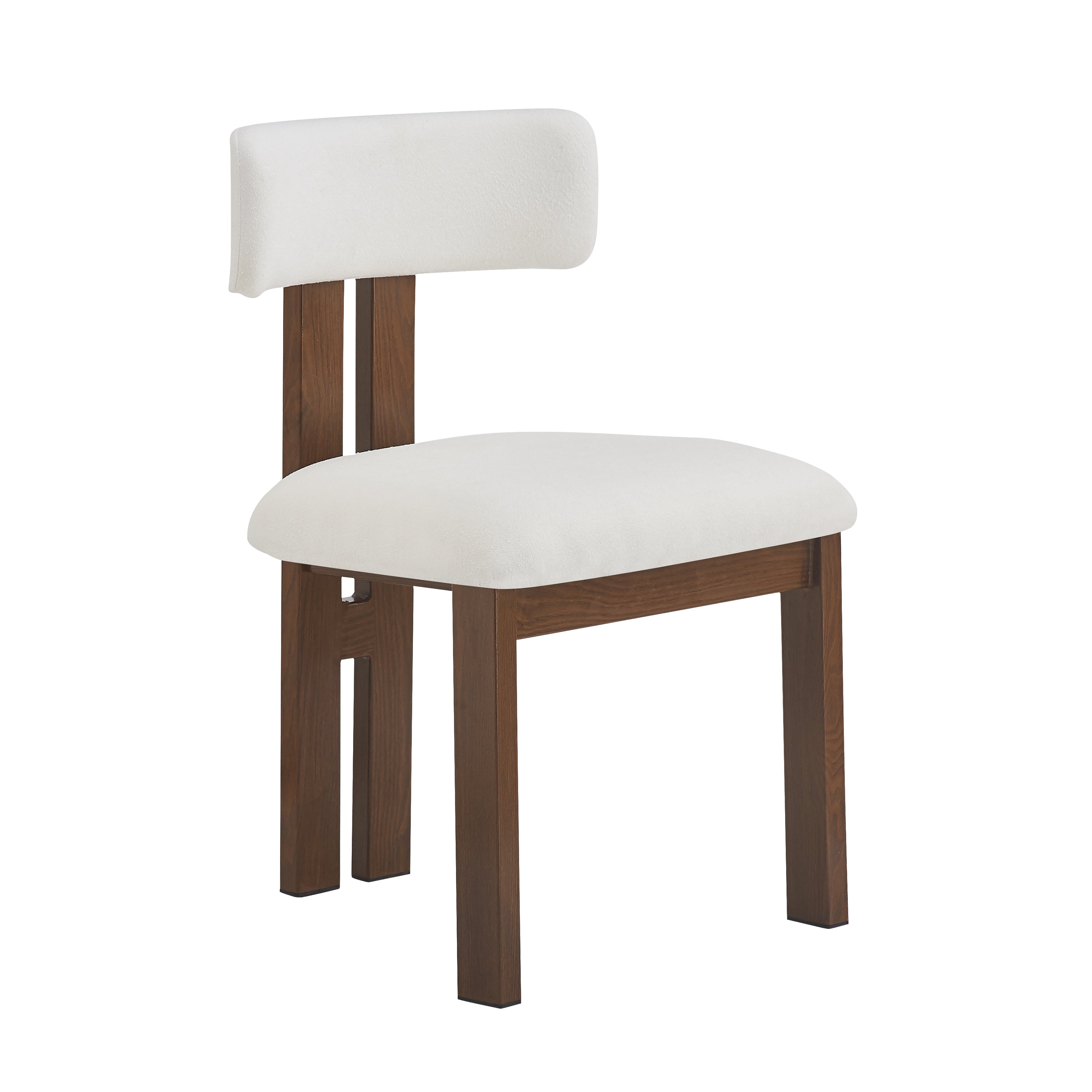 Upholstered Armless Dining Chairs Set Of 2