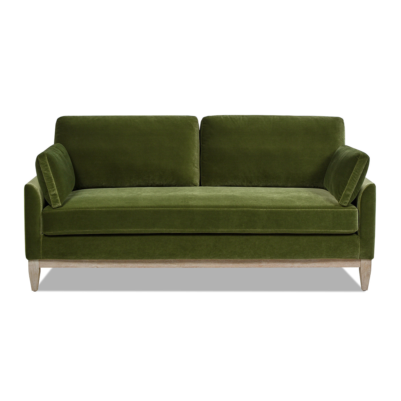 Olive Green Performance Velvet Sofa Chaise Lounge Chair and  Accent Arm Chair