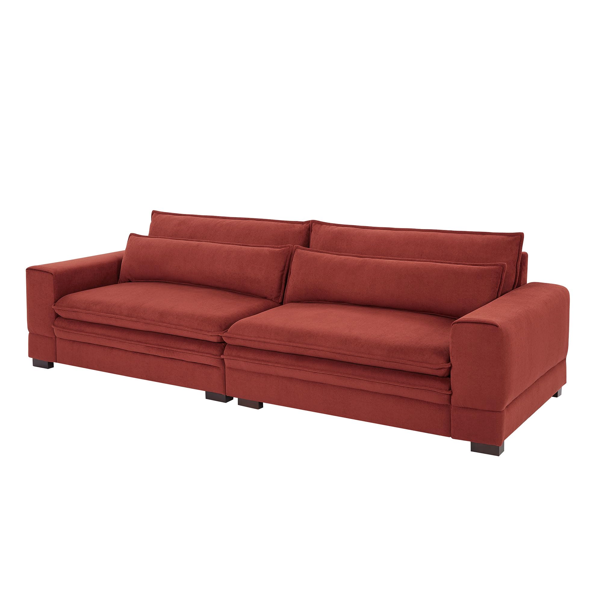 Mid Century Modern Sofa(Red)