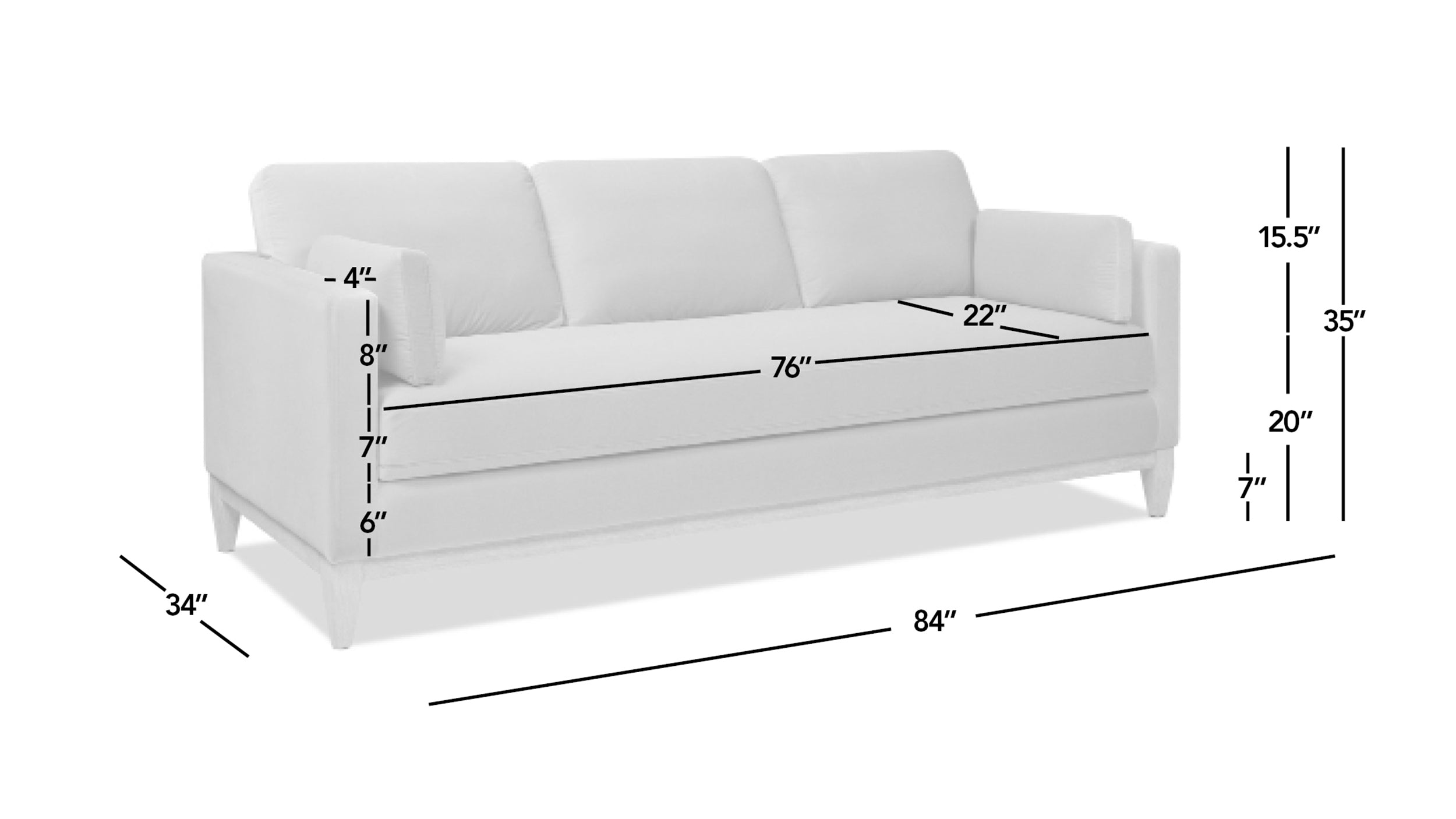 Knox living Room series sofa