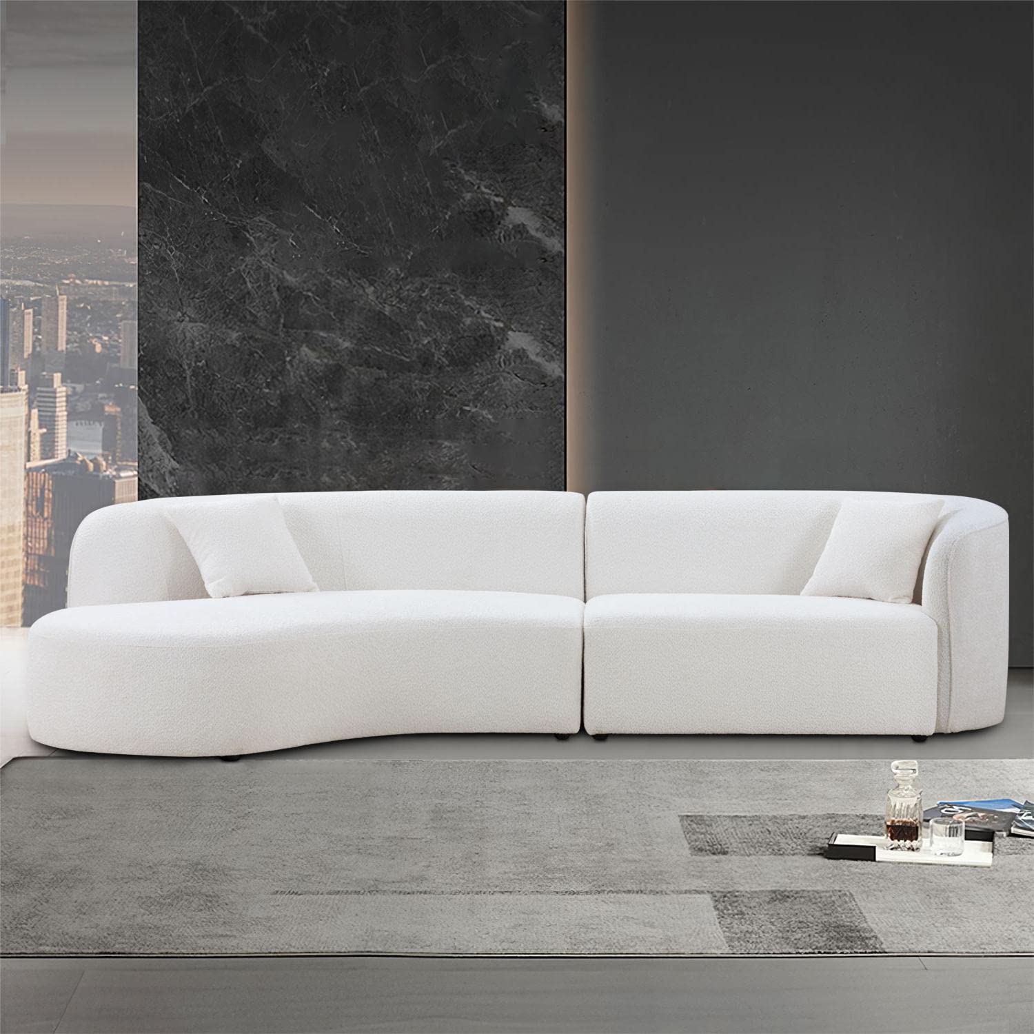 Modern Curved Sofa(left)