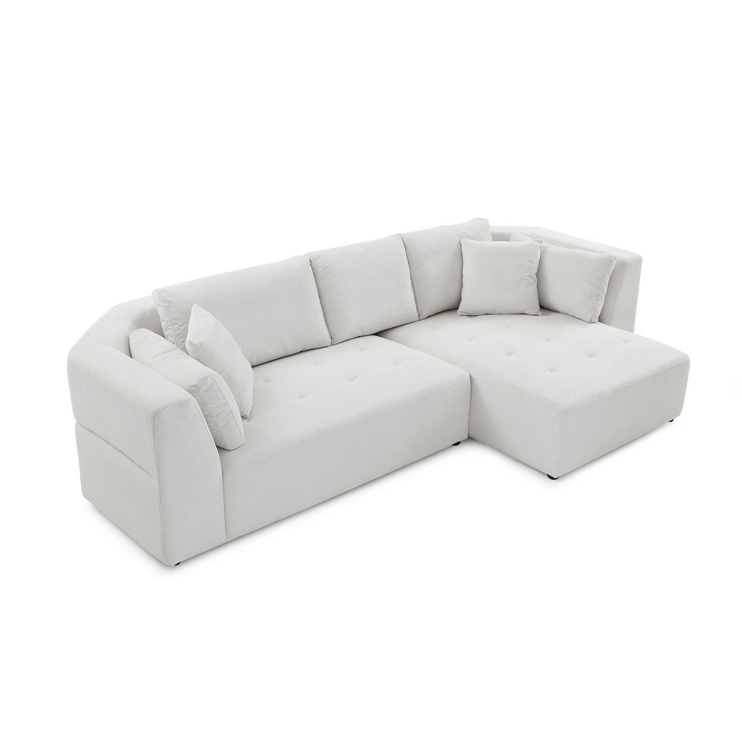 L-shape Sectional Sofa, Beige