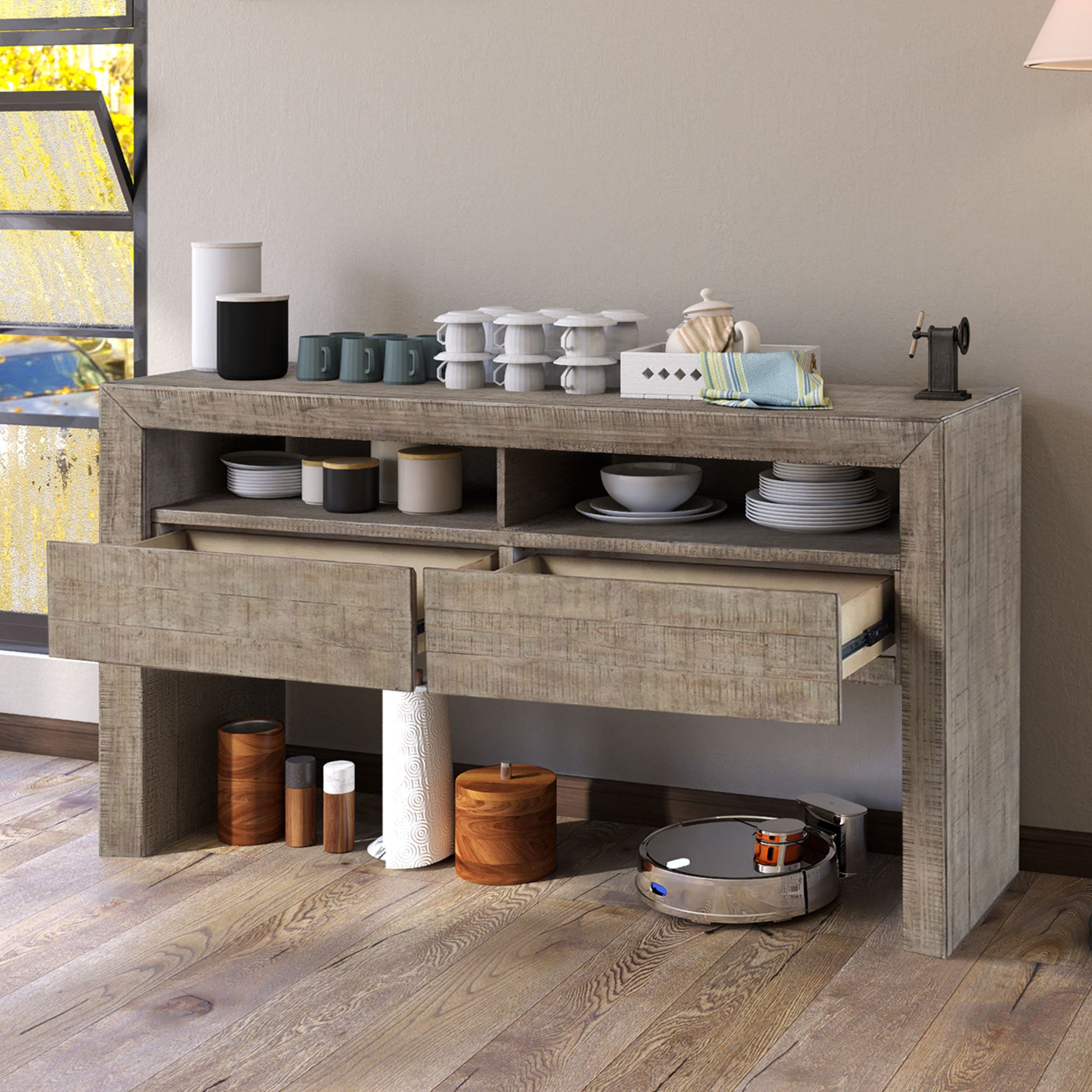 Buffet Cabinet Modern Farmhouse