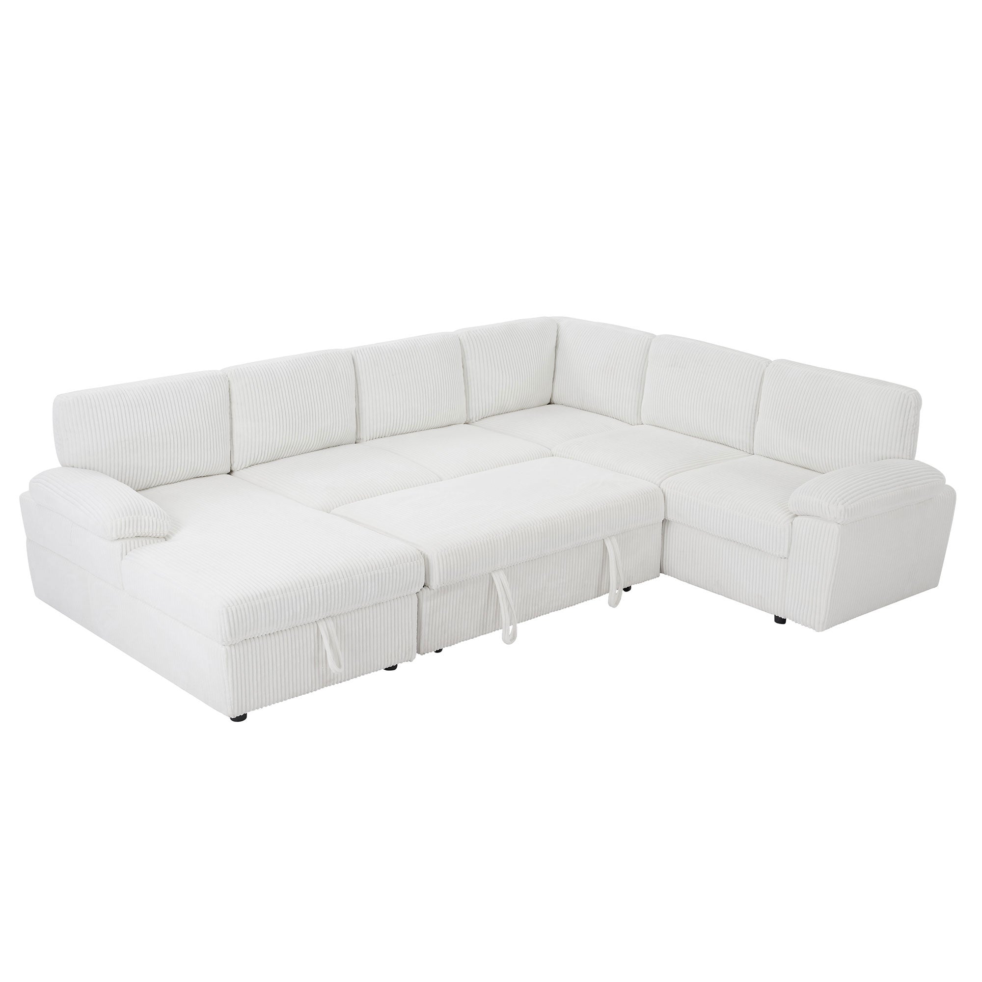 Oversized Modular Storage Sectional Sofa Couch for Living Room