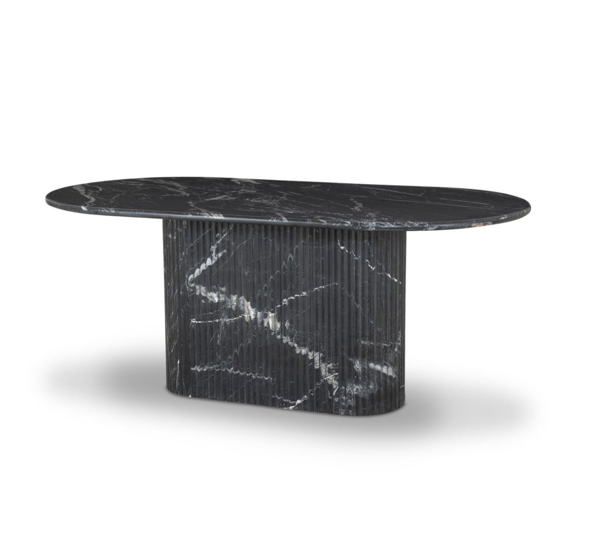Oranda Dining Table Black Marble