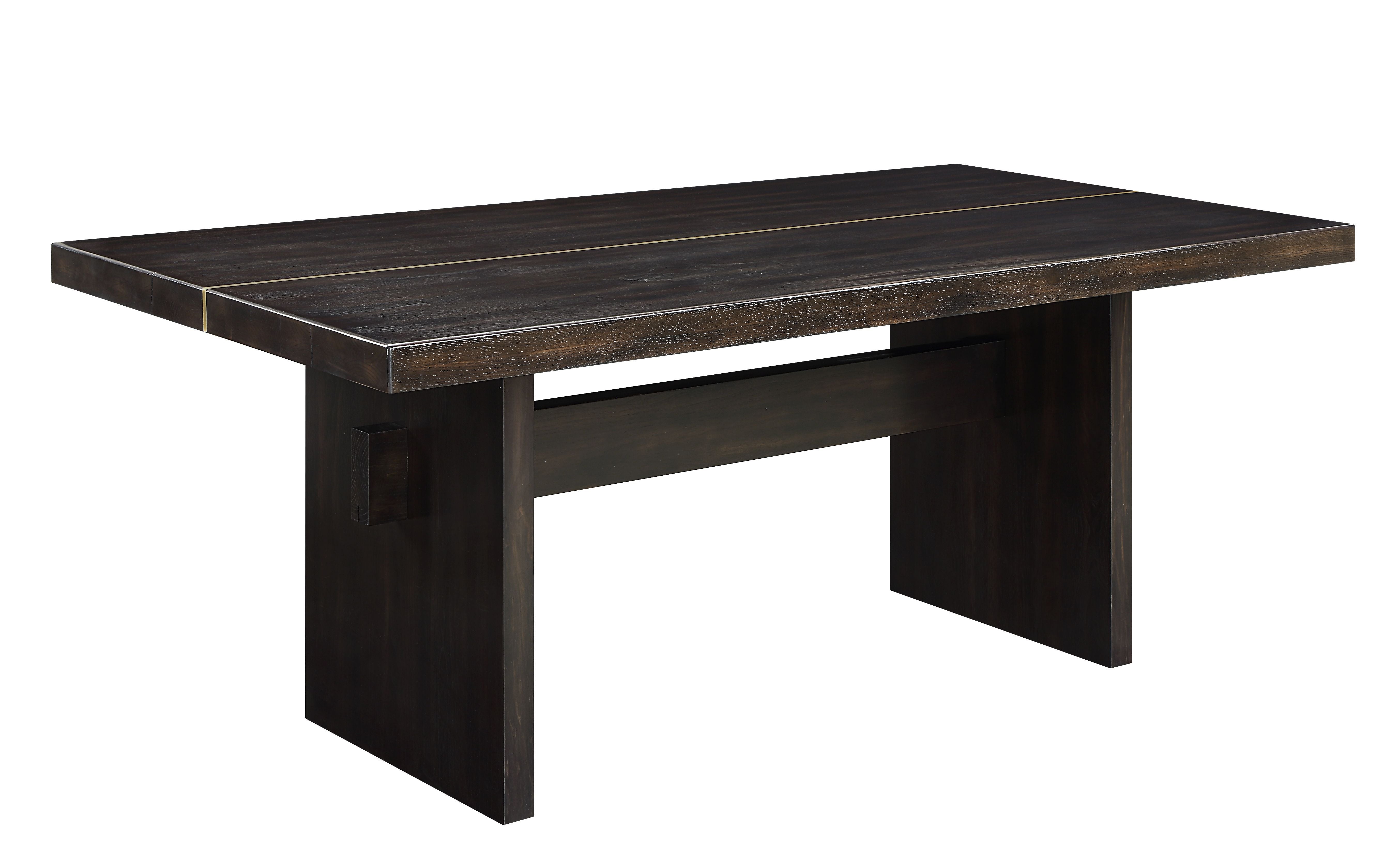 Jaramillo Gold & Rustic Espresso Finish 7PCS Dining Room Set