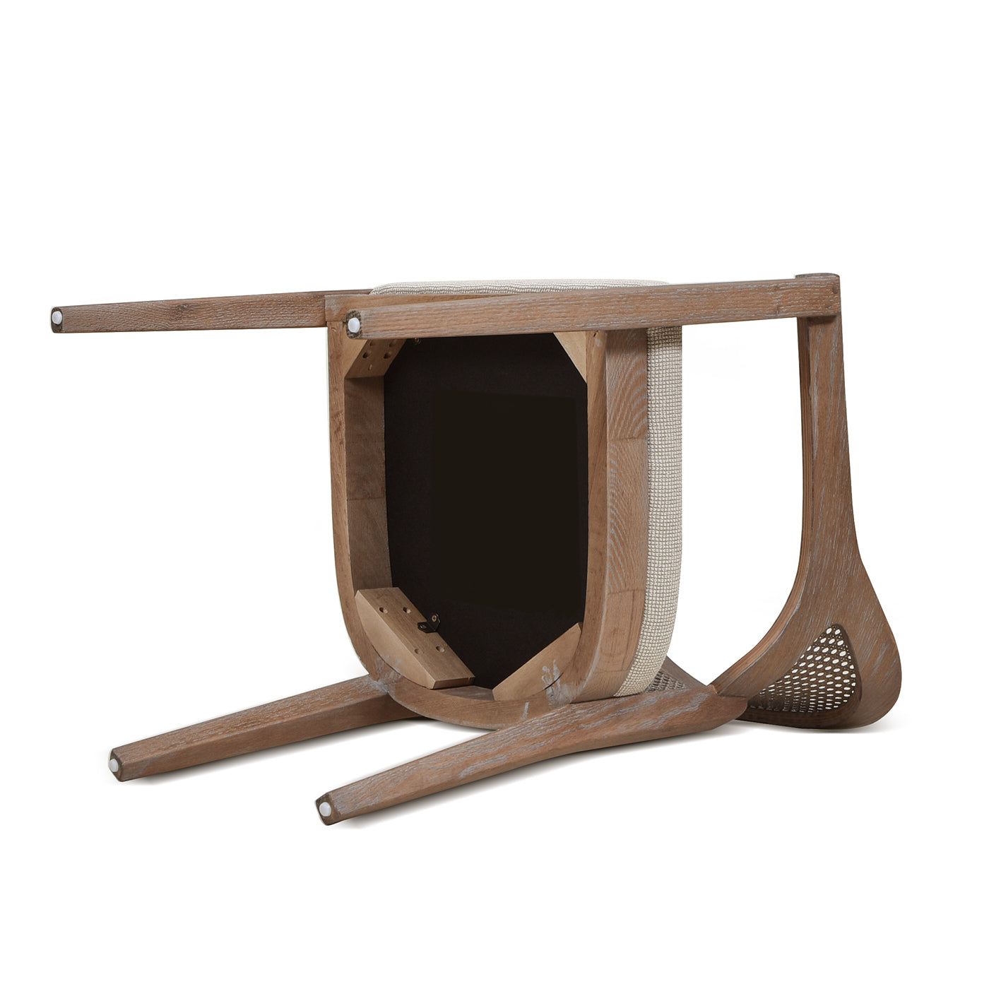 Americana Mid-Century Modern Cane Back Dining Chair