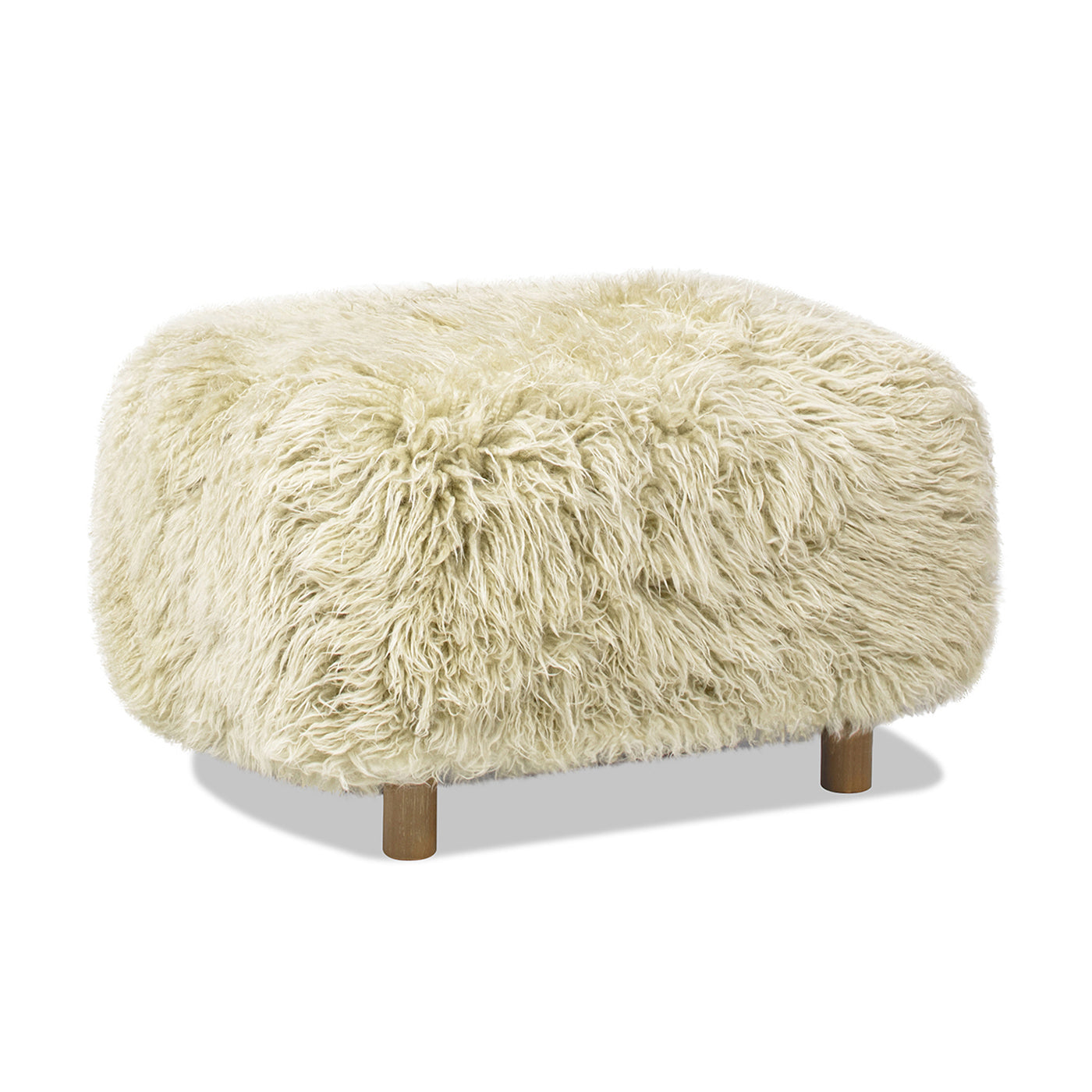 Genuine Sheepskin Fur Split Back Natural Blonde Collection – Dining Chair, Bar Stool, Accent Arm Chair, Loveseat &amp; Ottoman