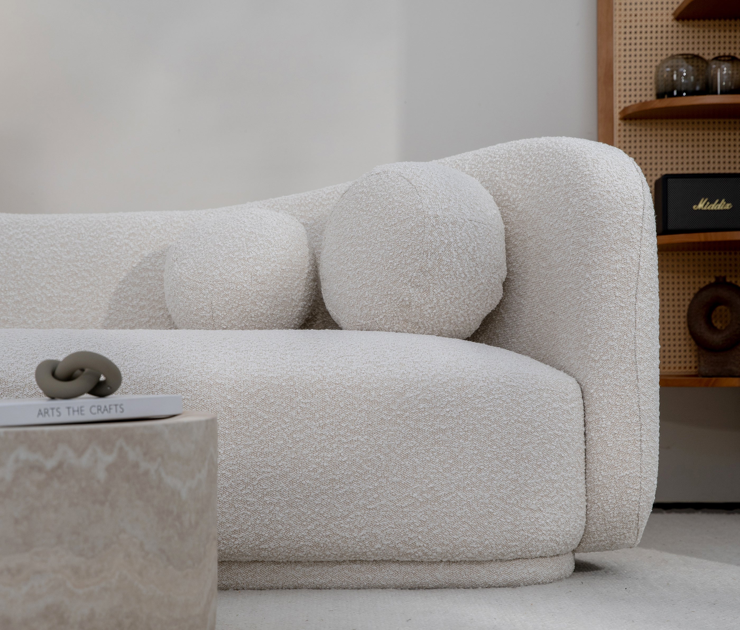 Comfortable Seating: Kiln - Dried Hardwood and Soft Cushion Sofa