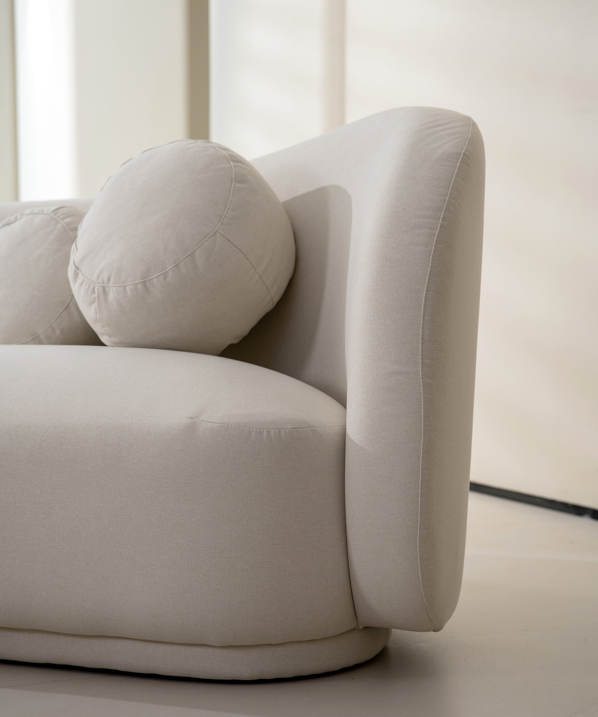 Comfortable Seating: Kiln - Dried Hardwood and Soft Cushion Sofa