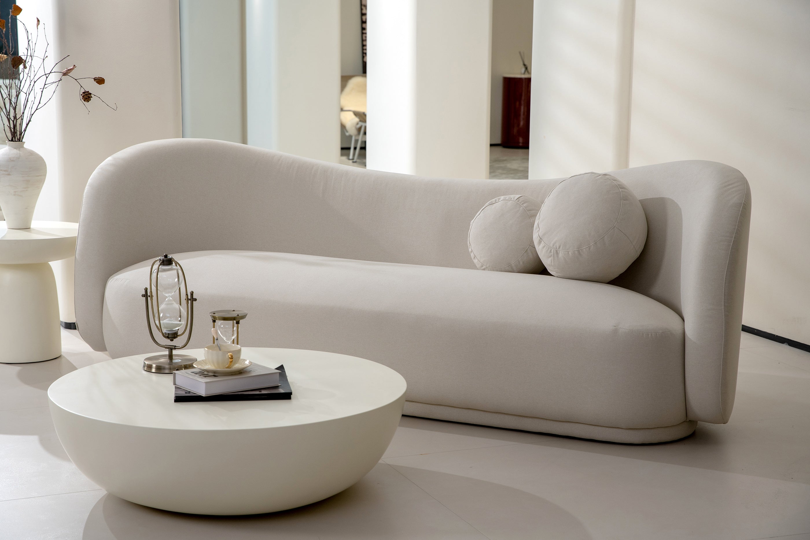 Comfortable Seating: Kiln - Dried Hardwood and Soft Cushion Sofa